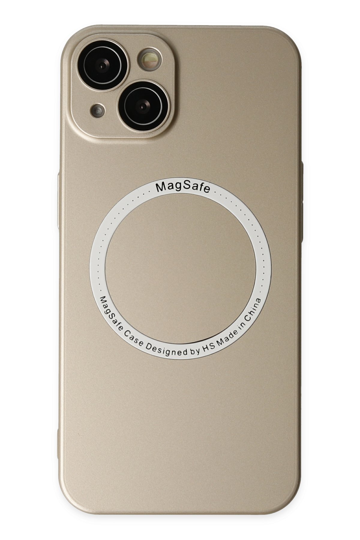Newface iPhone 14 Kılıf Pars Lens Yüzüklü Silikon - Kırmızı