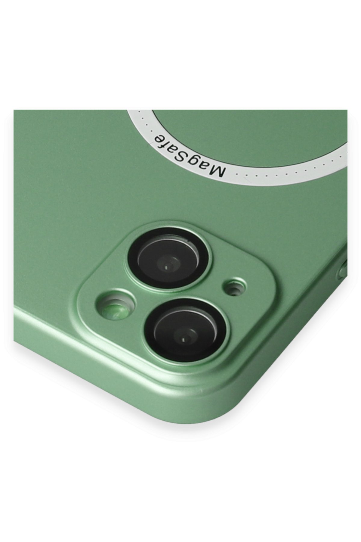 Newface iPhone 14 Kılıf Pars Lens Yüzüklü Silikon - Gold