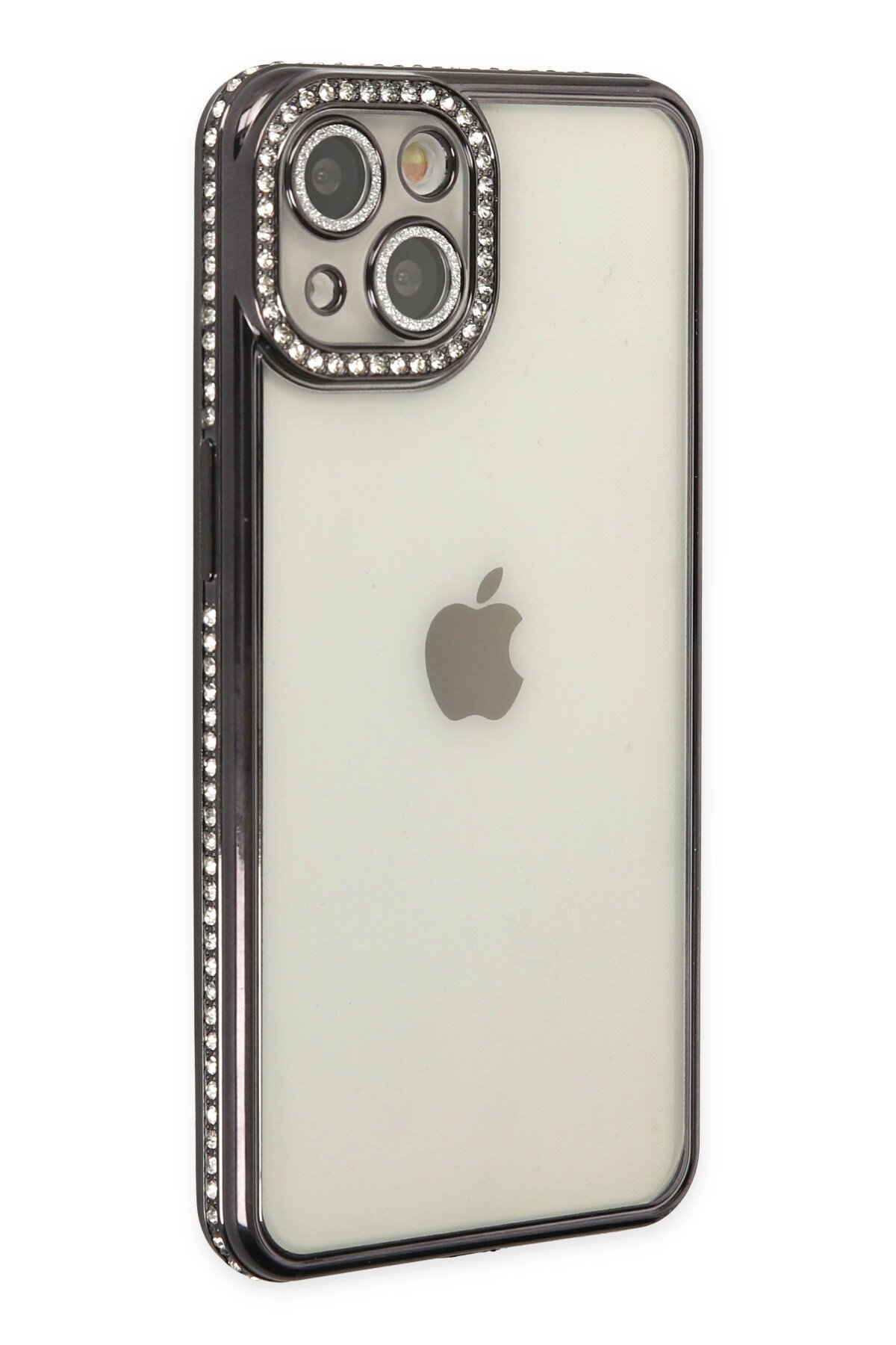 Newface iPhone 14 Kılıf Focus Karbon Silikon - Lacivert