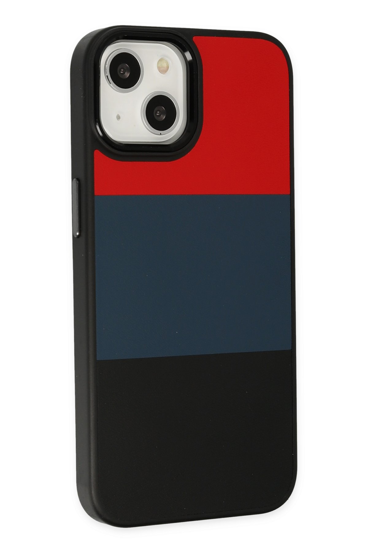 Newface iPhone 14 Renkli Kamera Lens Koruma Cam - Turuncu-Yeşil