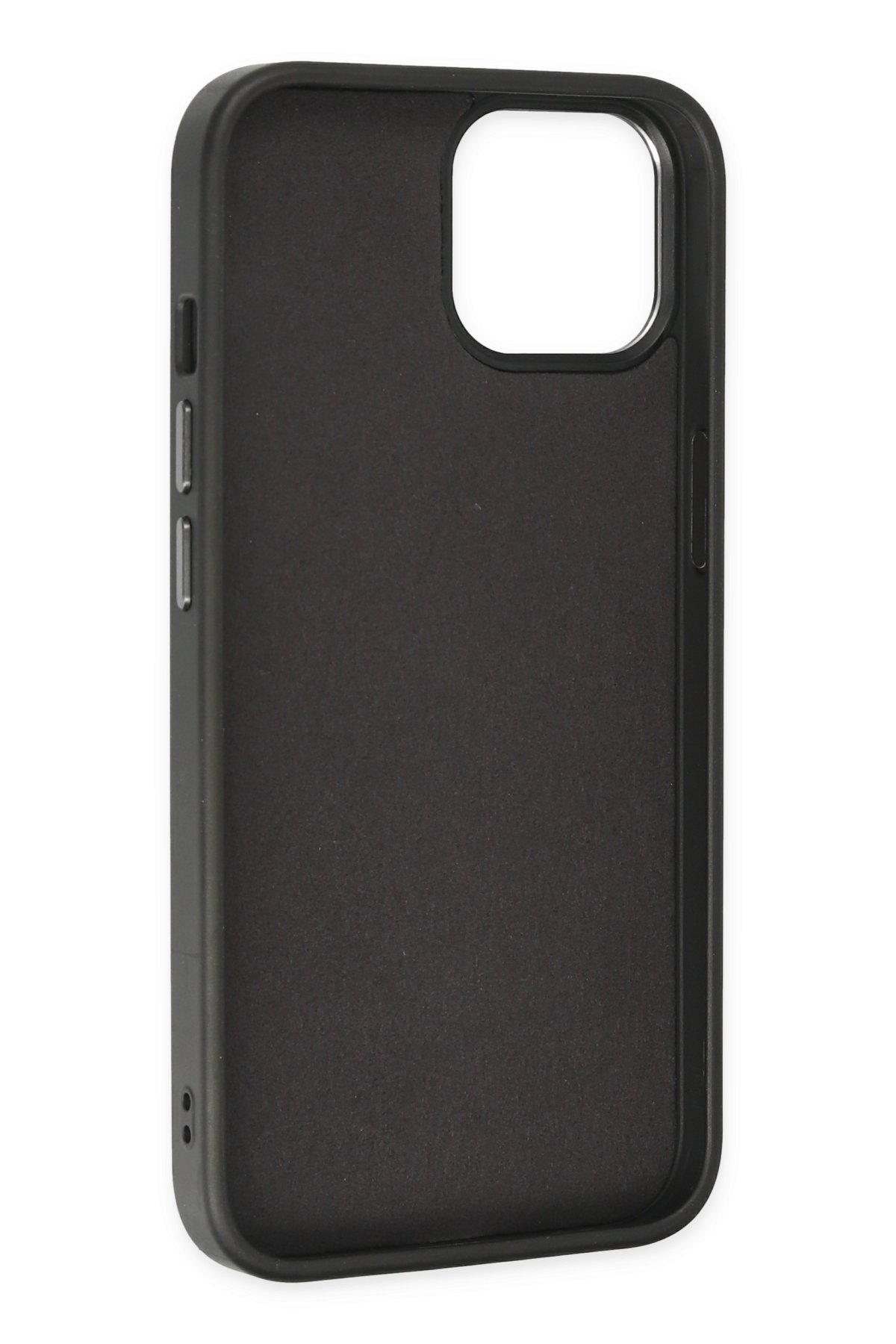 Newface iPhone 14 Kılıf Glass Kapak - Siyah