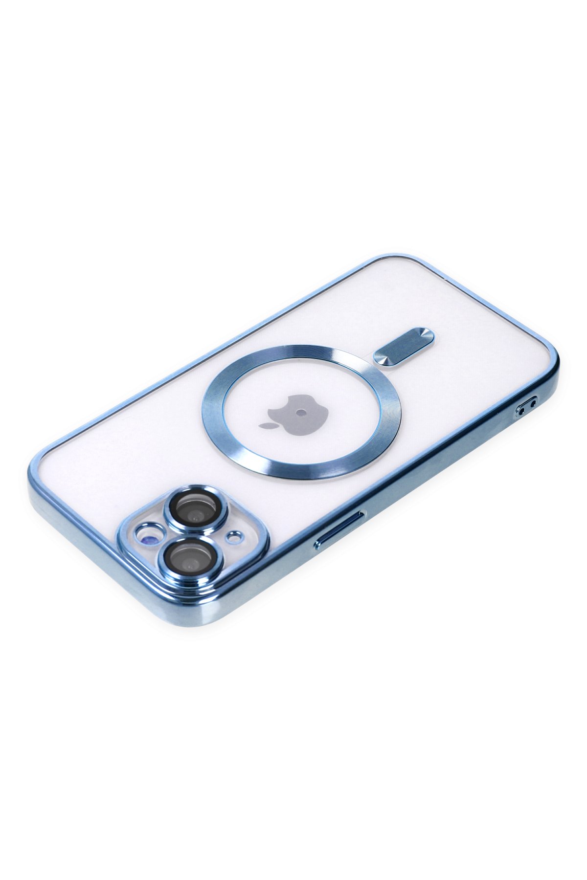 Newface iPhone 14 Kılıf Teleskop Lens Magsafe Silikon Kapak - Koyu Yeşil