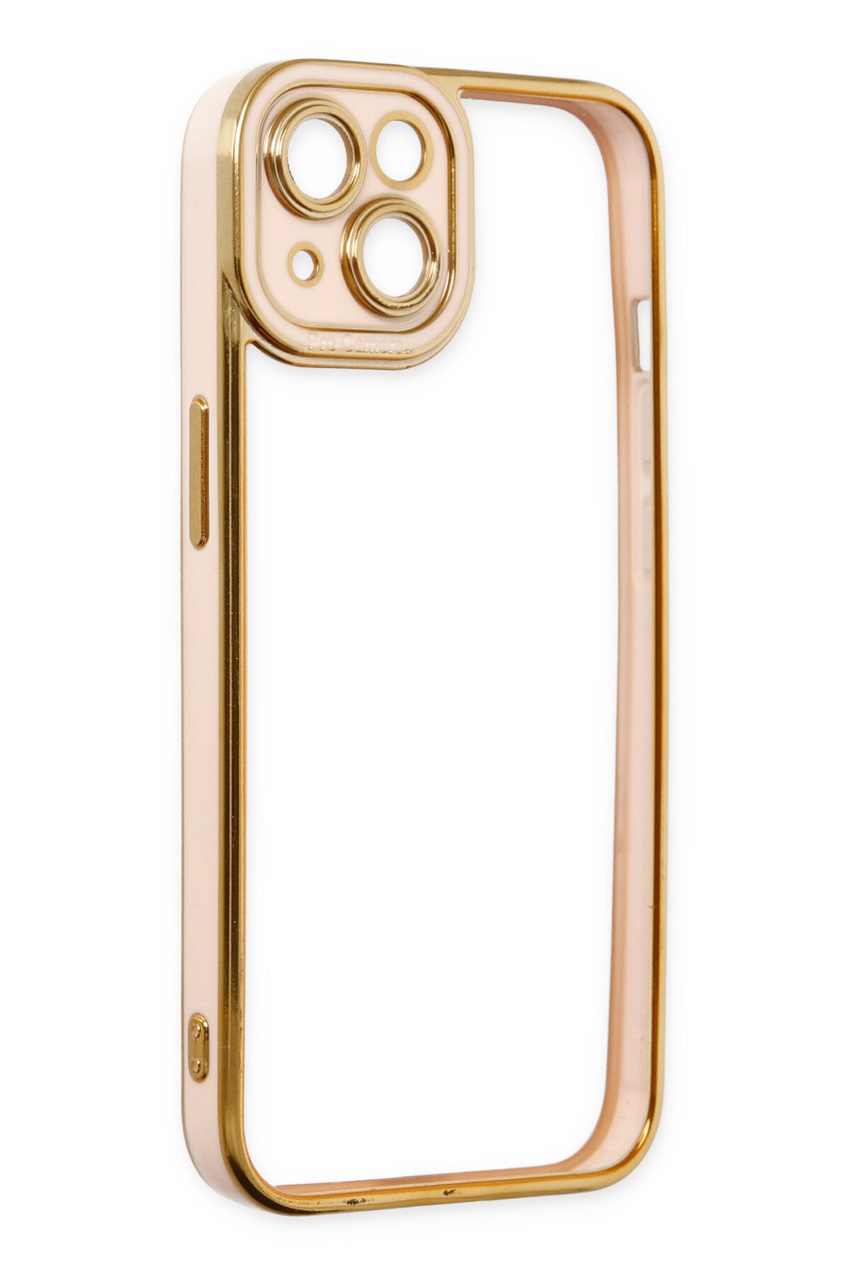 Newface iPhone 14 Kılıf Daisy Simli Magsafe Kapak - Gold