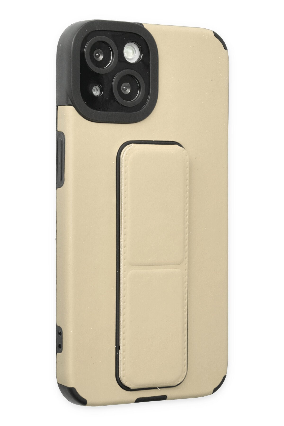 Newface iPhone 14 Kılıf Mekanik Bumper Kapak - Yeşil