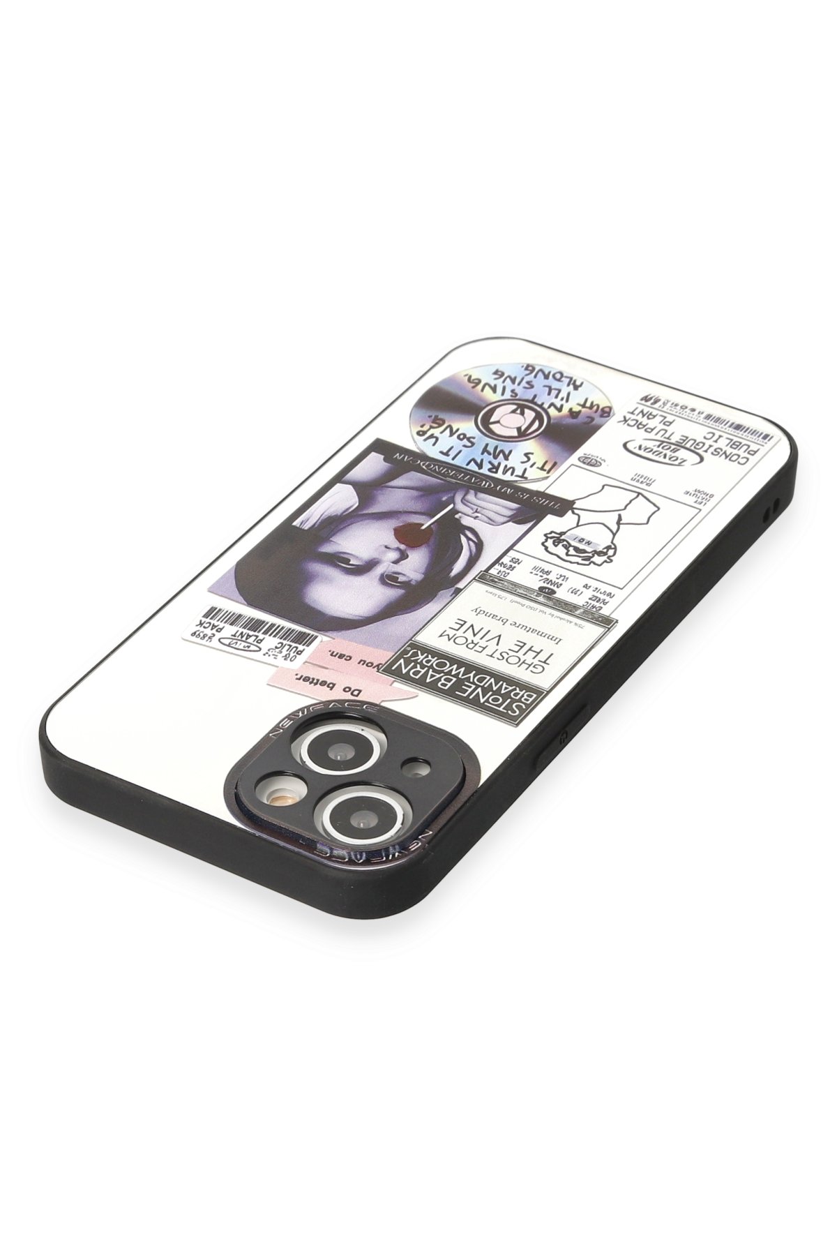 Newface iPhone 14 Kılıf Aras Deri Kapak - Lacivert
