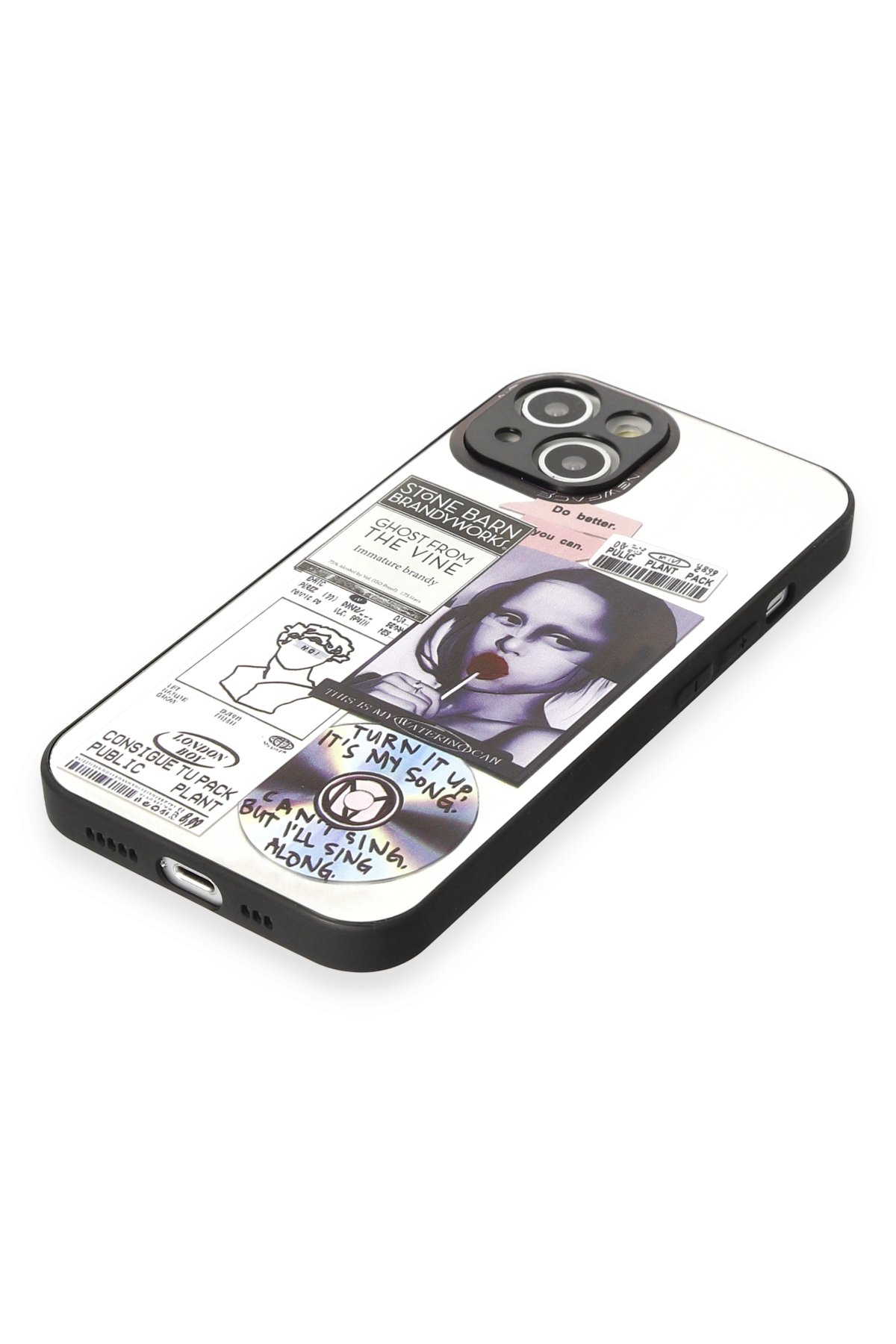 Newface iPhone 14 Kılıf Aras Deri Kapak - Lacivert