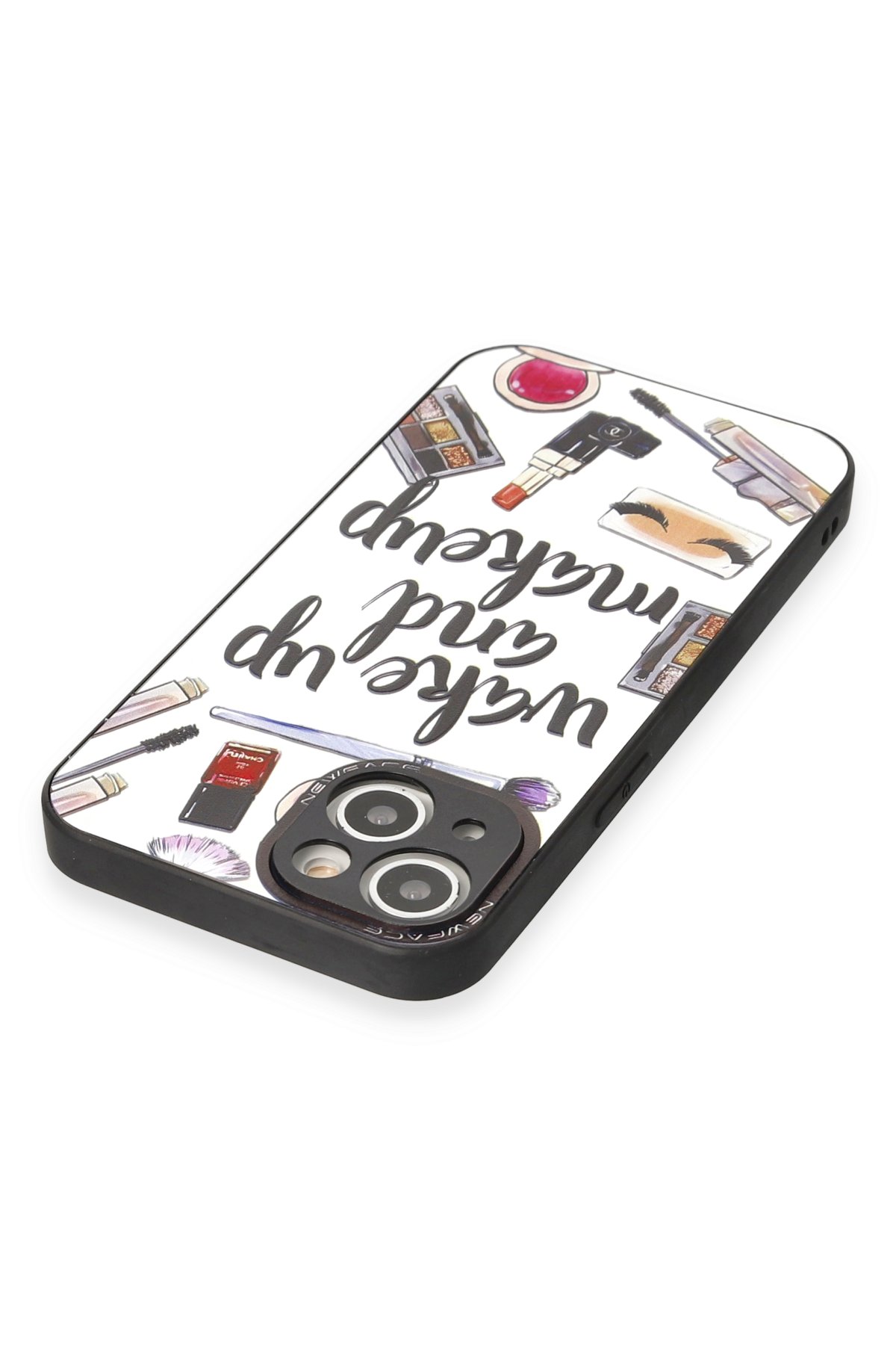 Newface iPhone 14 Kılıf Sofya Yüzüklü Silikon Kapak - Rose