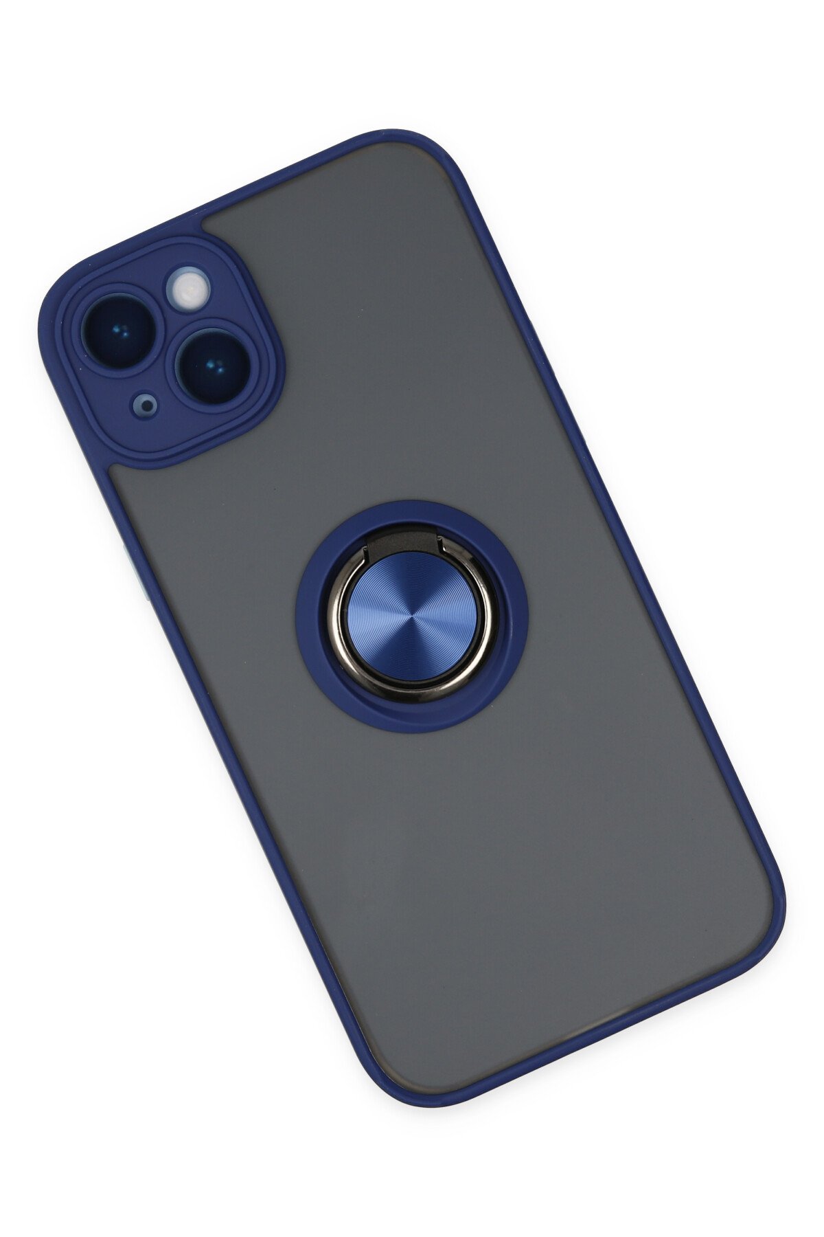 Newface iPhone 14 Kılıf Volet Silikon - Mavi