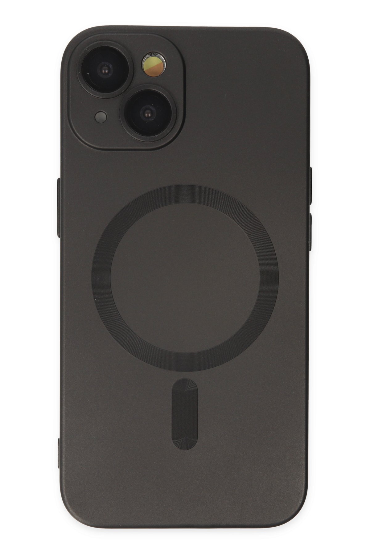 Newface iPhone 14 Kılıf Teleskop Lens Magsafe Silikon Kapak - Lacivert