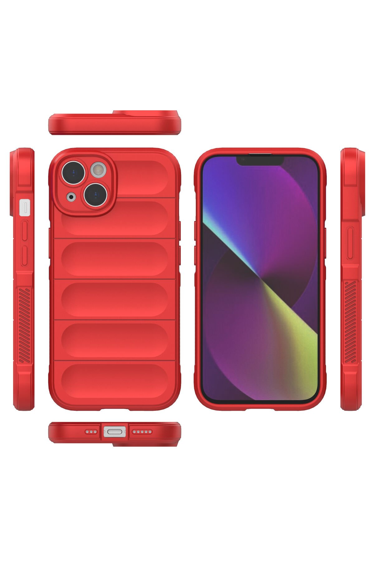 Newface iPhone 14 Kılıf Magneticsafe Şeffaf Silikon - Şeffaf