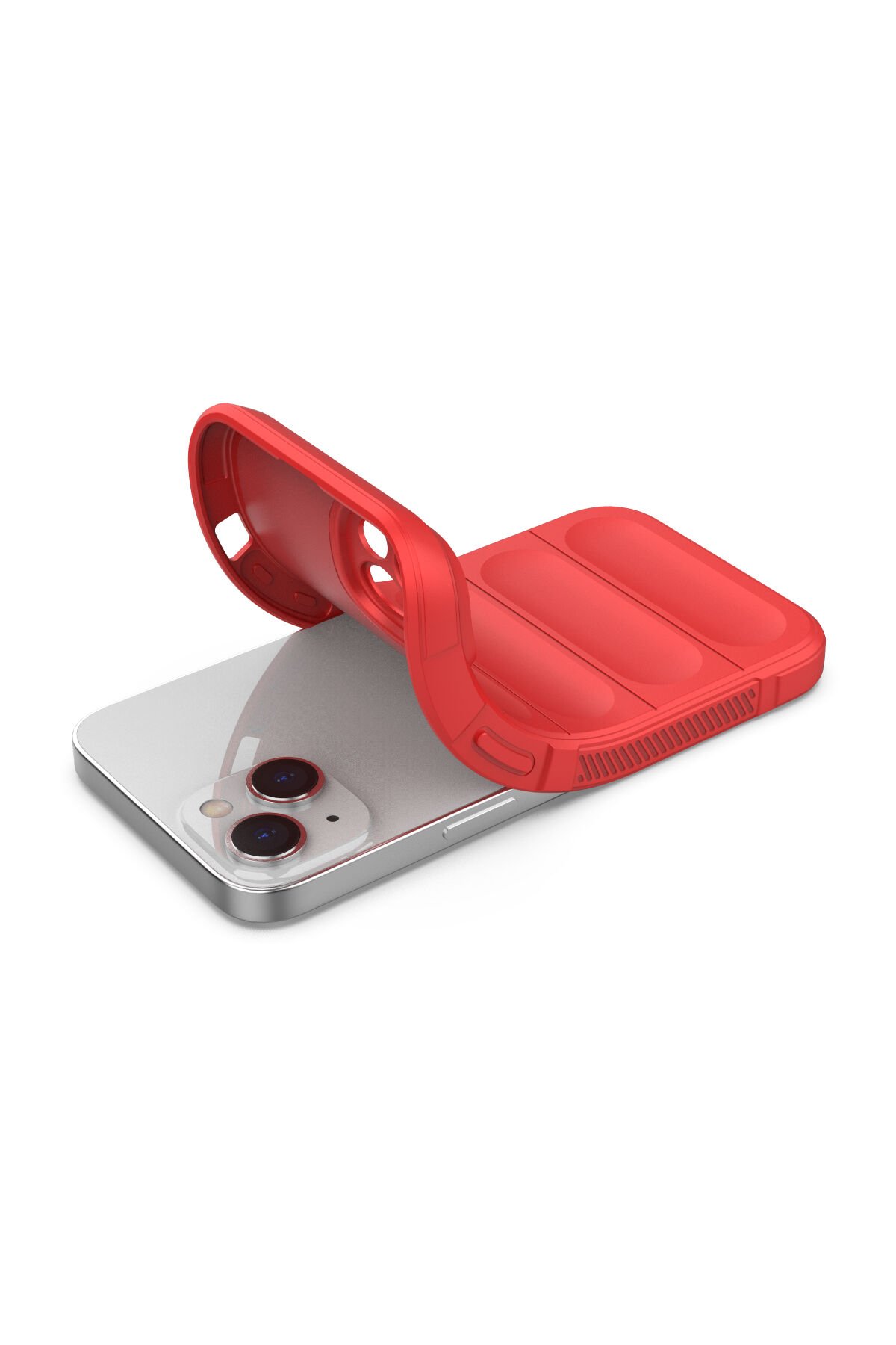 Newface iPhone 14 Kılıf Magneticsafe Şeffaf Silikon - Şeffaf