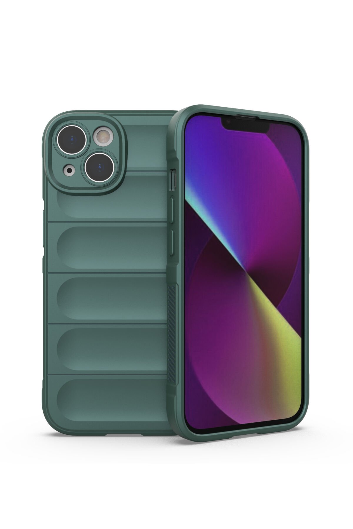 Newface iPhone 14 Kılıf Zuma Kartvizitli Yüzüklü Silikon - Pembe