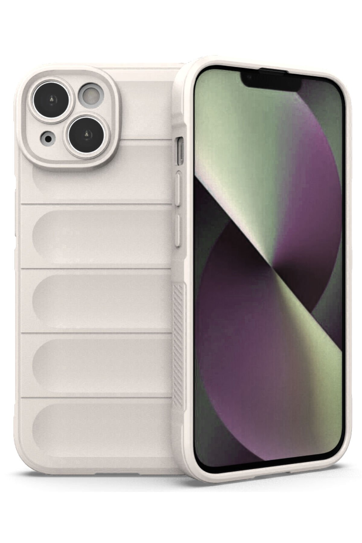 Newface iPhone 14 Kılıf Teleskop Lens Magsafe Silikon Kapak - Derin Mor