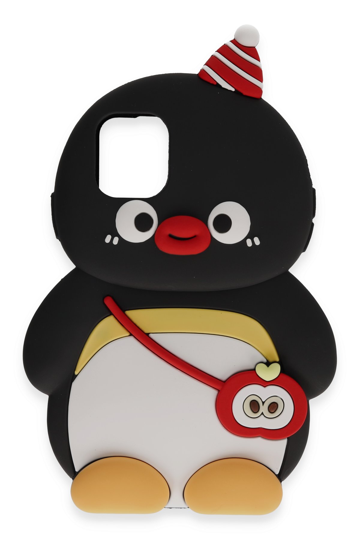 Newface iPhone 14 Kılıf Asya Deri Silikon - Siyah