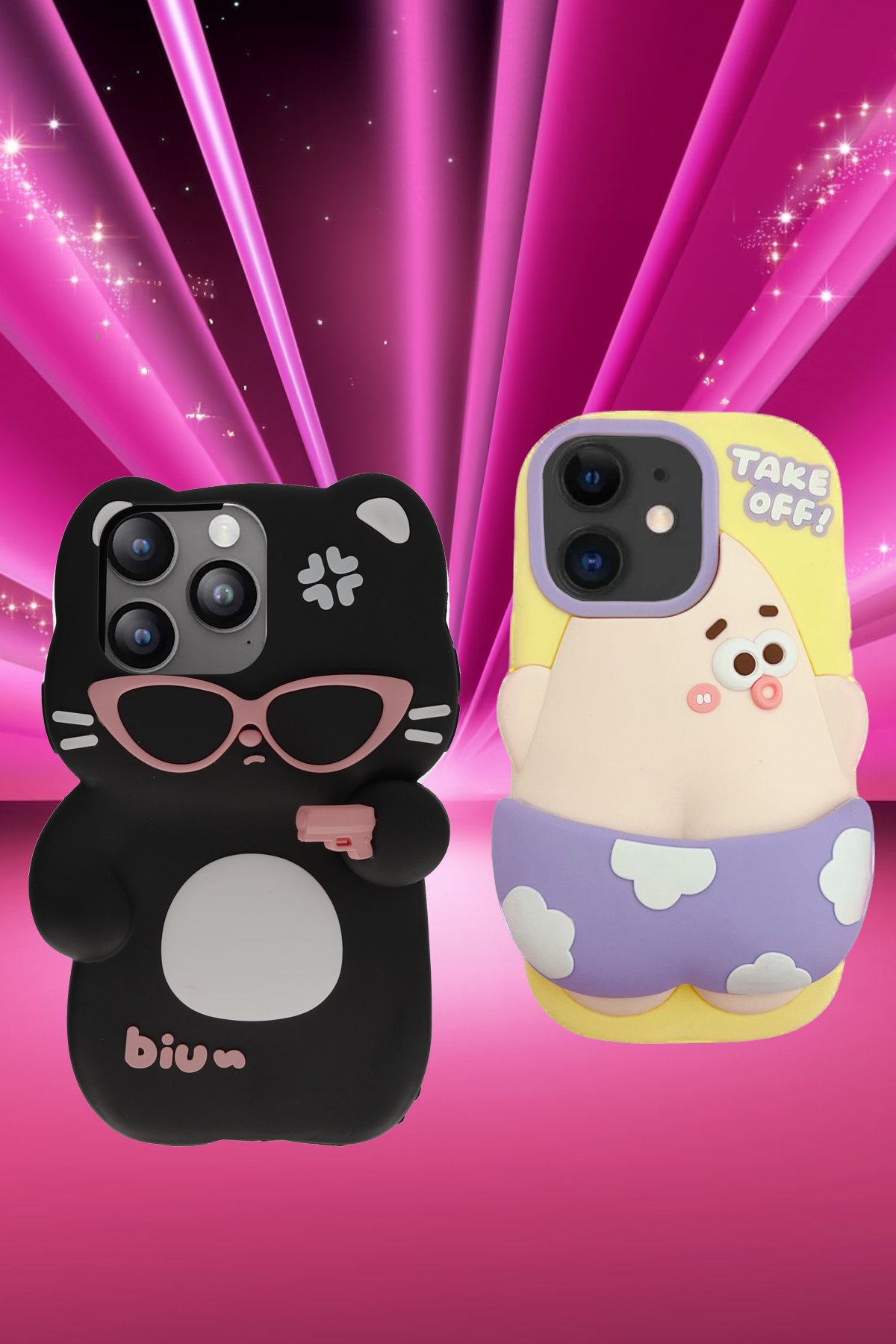 Newface iPhone 14 Kılıf Flip Cover - Lacivert