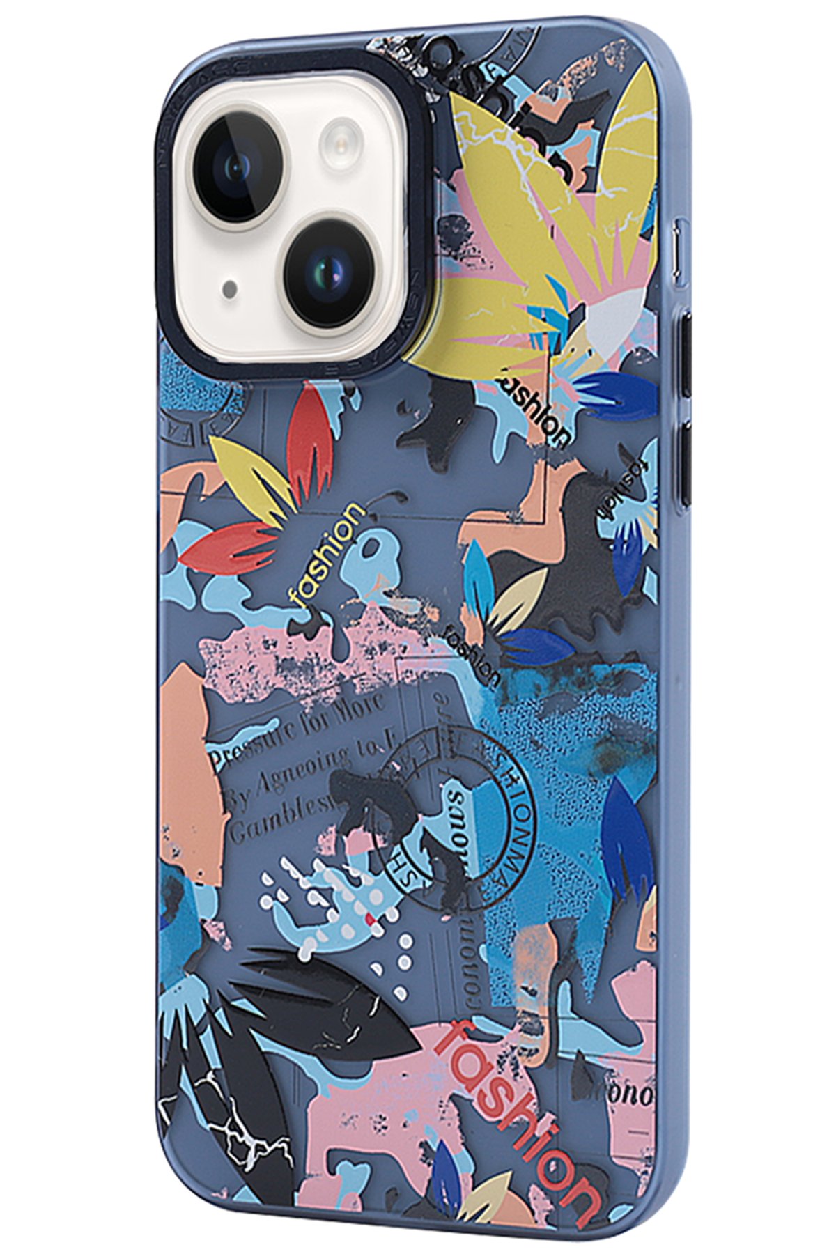 Newface iPhone 14 Raze Metal Kamera Lens - Mavi