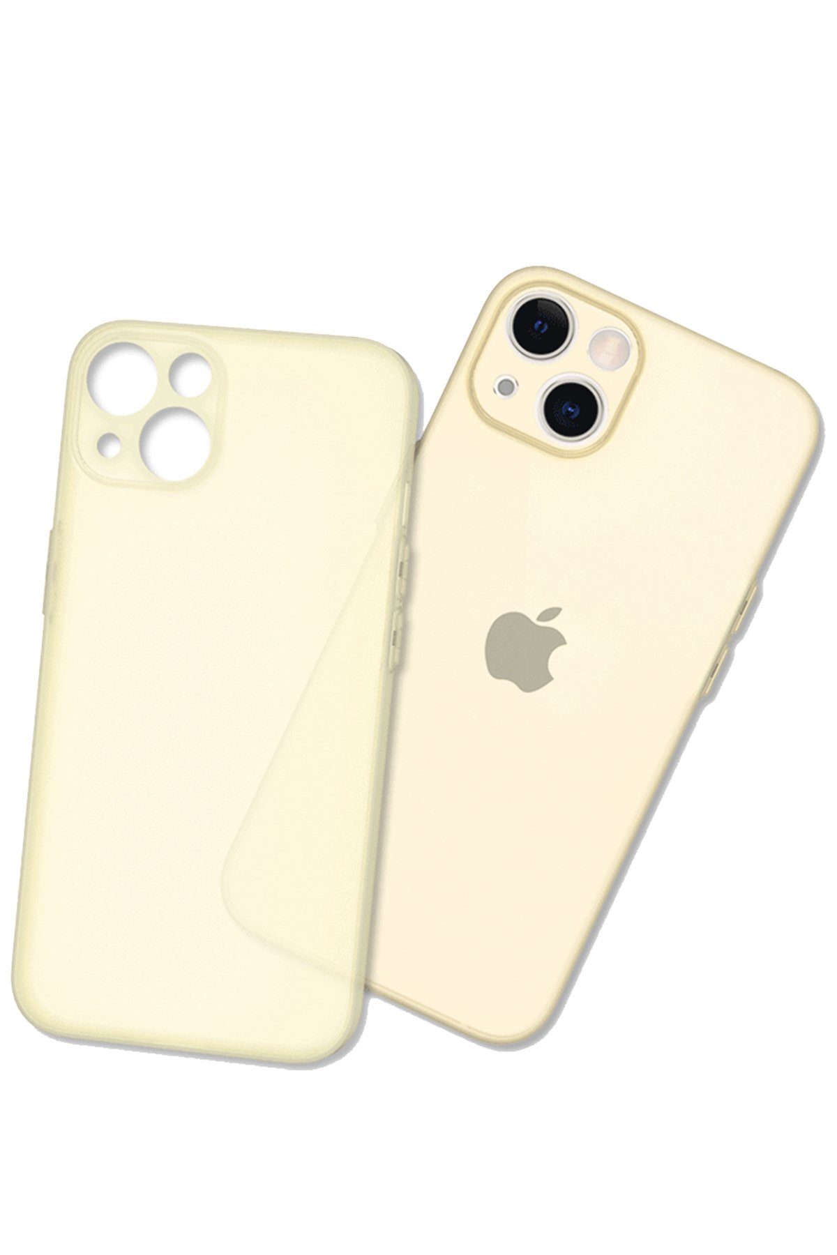 Newface iPhone 14 Kılıf Glass Kapak - Lacivert