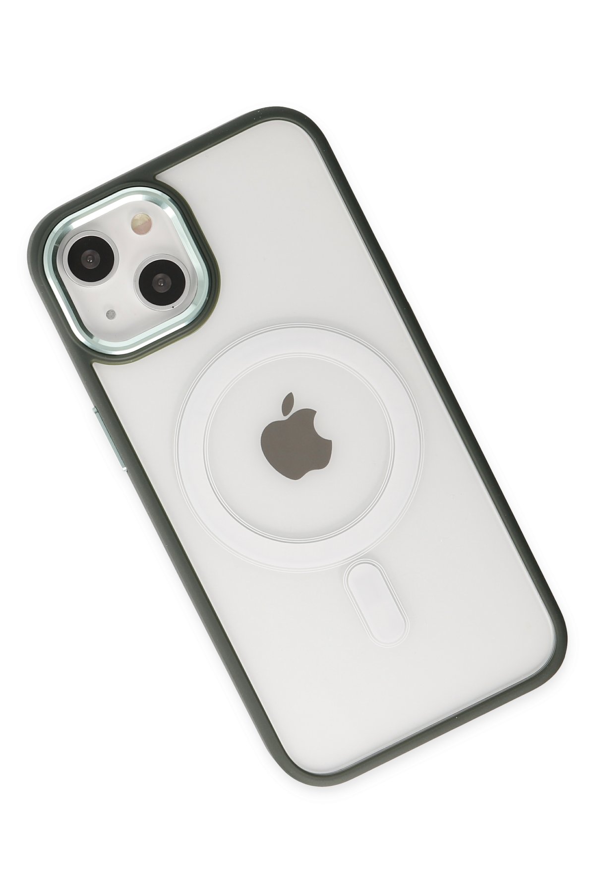 Newface iPhone 14 Kılıf Loop Deri Silikon - Siyah