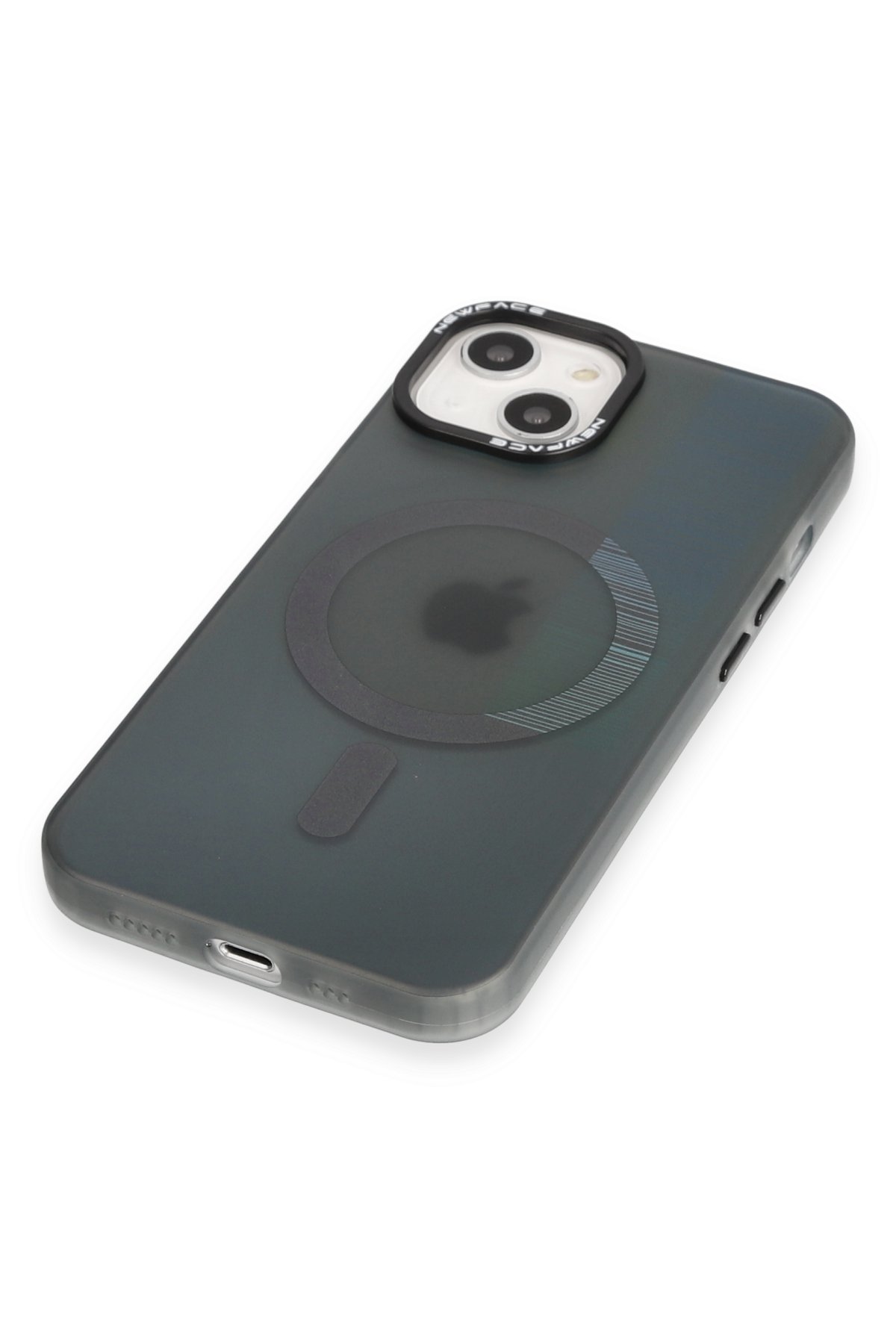 Newface iPhone 14 Kılıf Volet Silikon - Mavi