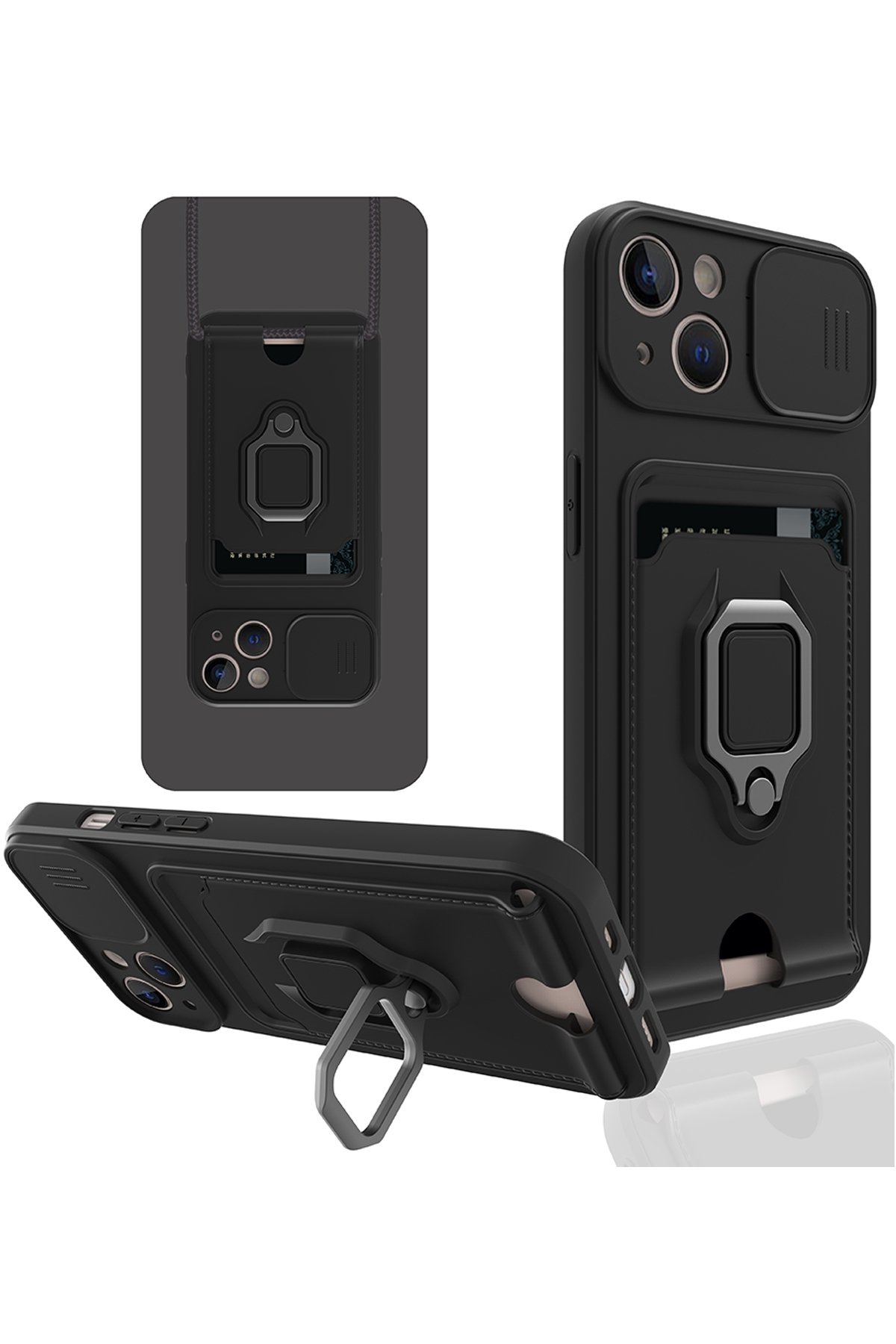 Newface iPhone 14 Kılıf Prag Magneticsafe Kapak - Koyu Yeşil
