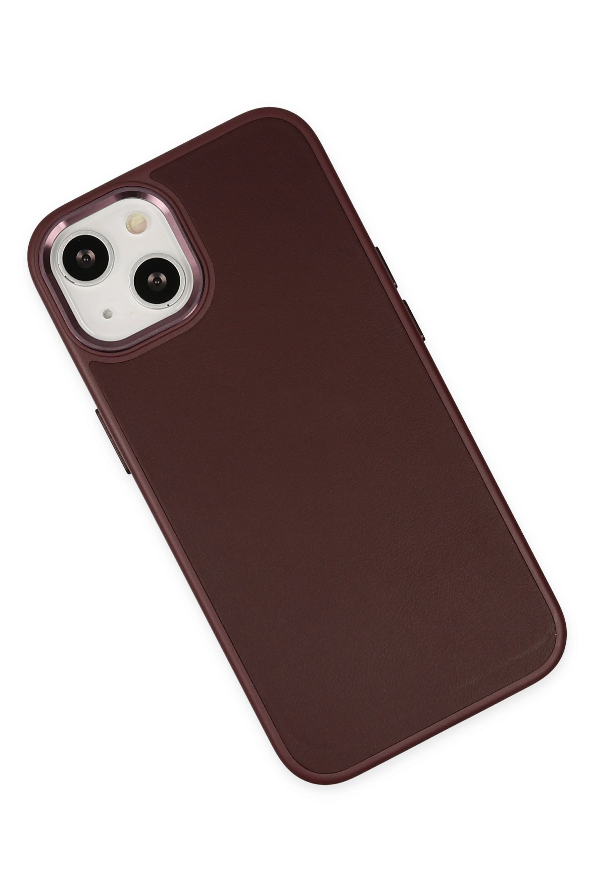 Newface iPhone 14 Plus Kılıf Glass Kapak - Lacivert