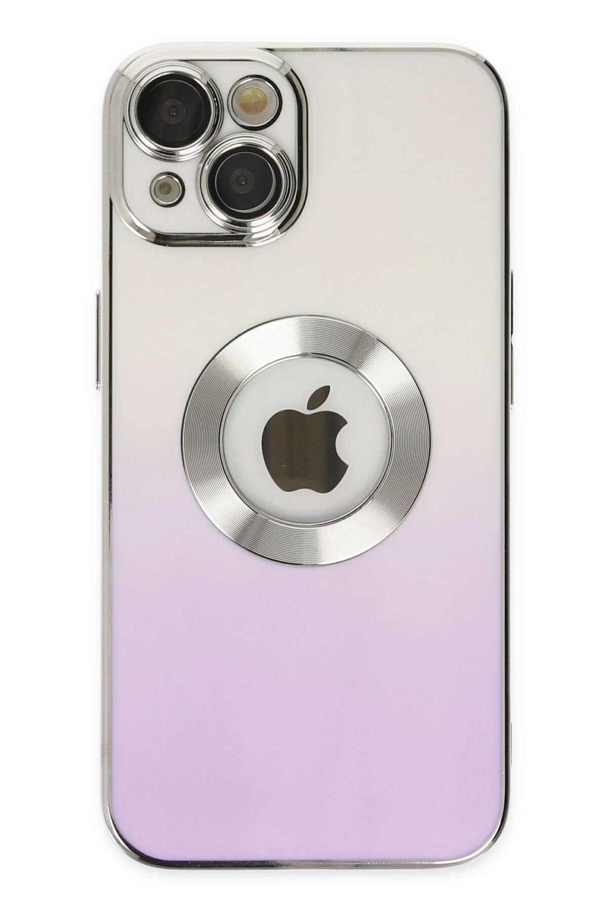 Newface iPhone 14 Plus Kılıf Pars Lens Yüzüklü Silikon - Lacivert