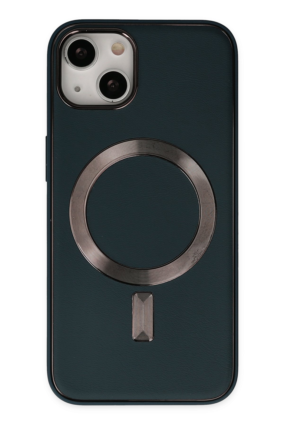 Newface iPhone 14 Plus Kılıf Coco Deri Silikon Kapak - Kırmızı