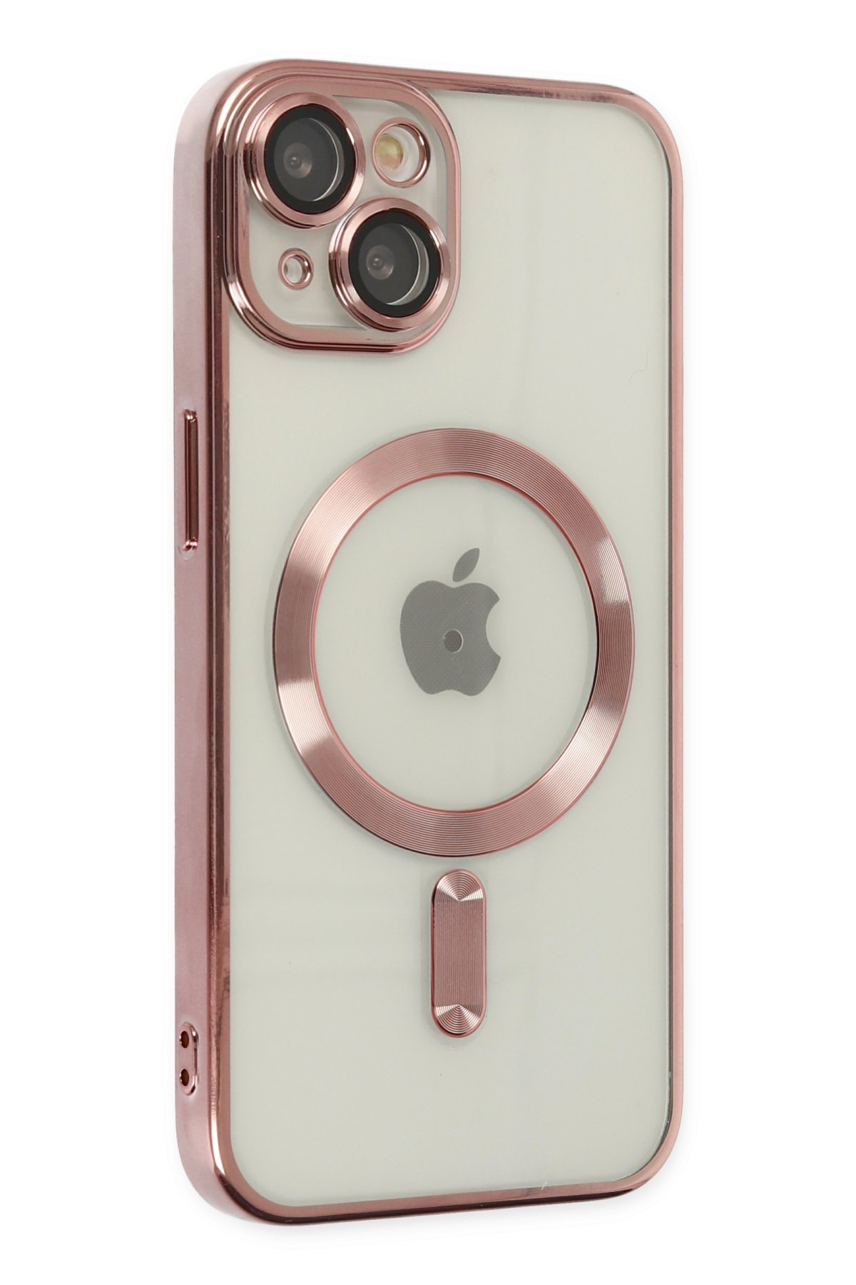 Newface iPhone 14 Plus Kılıf Coco Deri Magneticsafe Silikon - Siyah