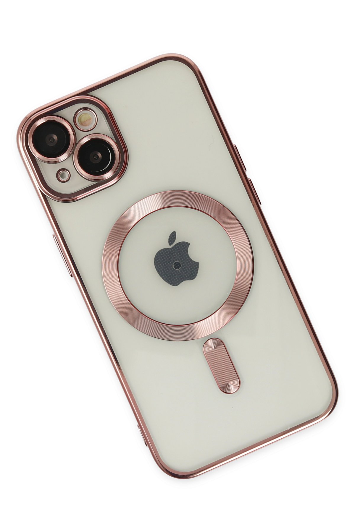 Newface iPhone 14 Plus Kılıf Coco Deri Magneticsafe Silikon - Siyah
