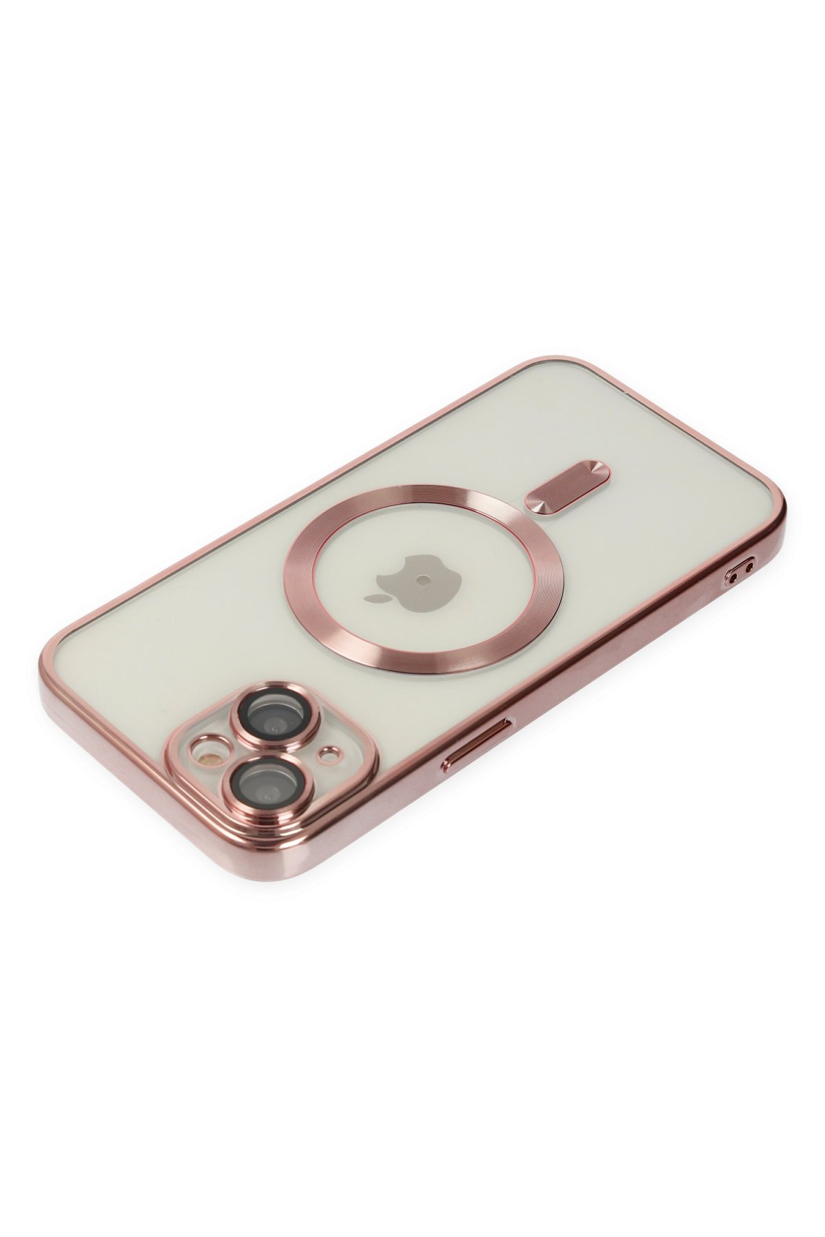 Newface iPhone 14 Plus Kılıf Coco Deri Magneticsafe Silikon - Siyah