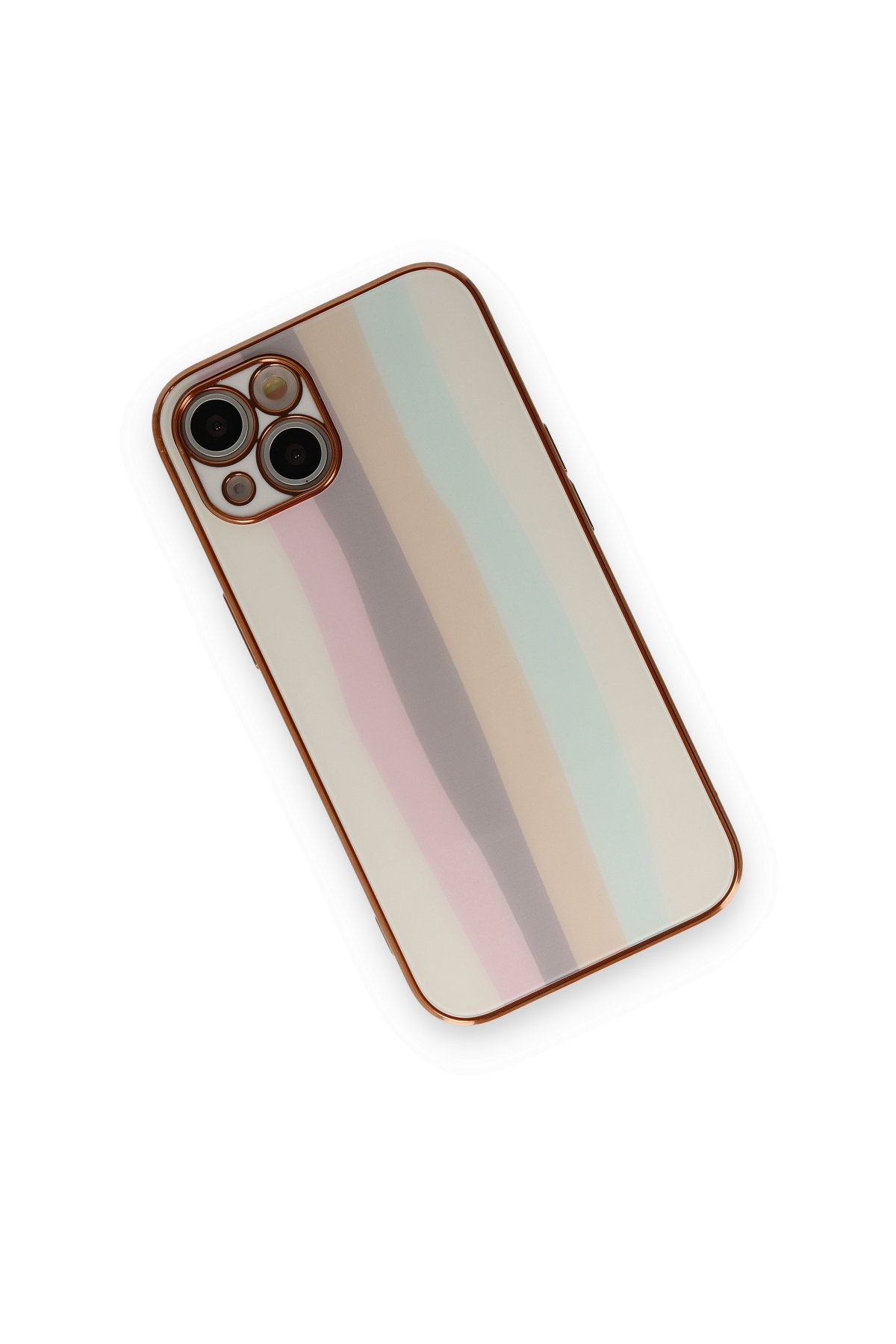 Newface iPhone 14 Plus Kılıf Kelvin Kartvizitli Silikon - Lila