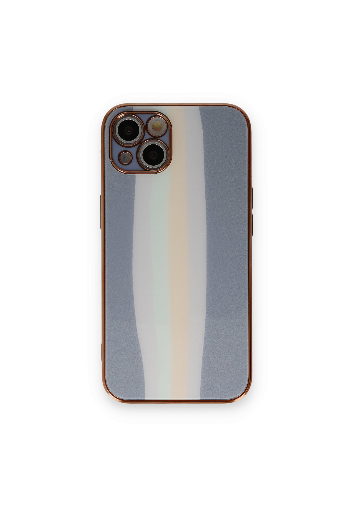 Newface iPhone 14 Plus Kılıf Mega Standlı Silikon - Mavi