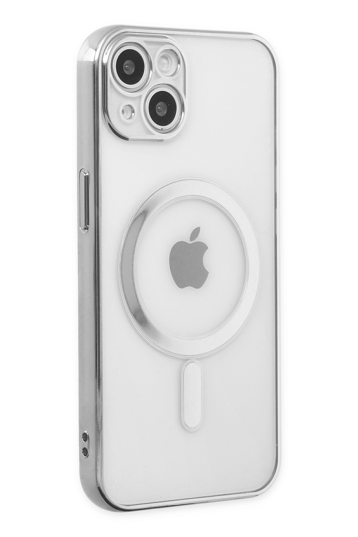 Newface iPhone 14 Plus Kılıf Vamos Lens Silikon - Gri