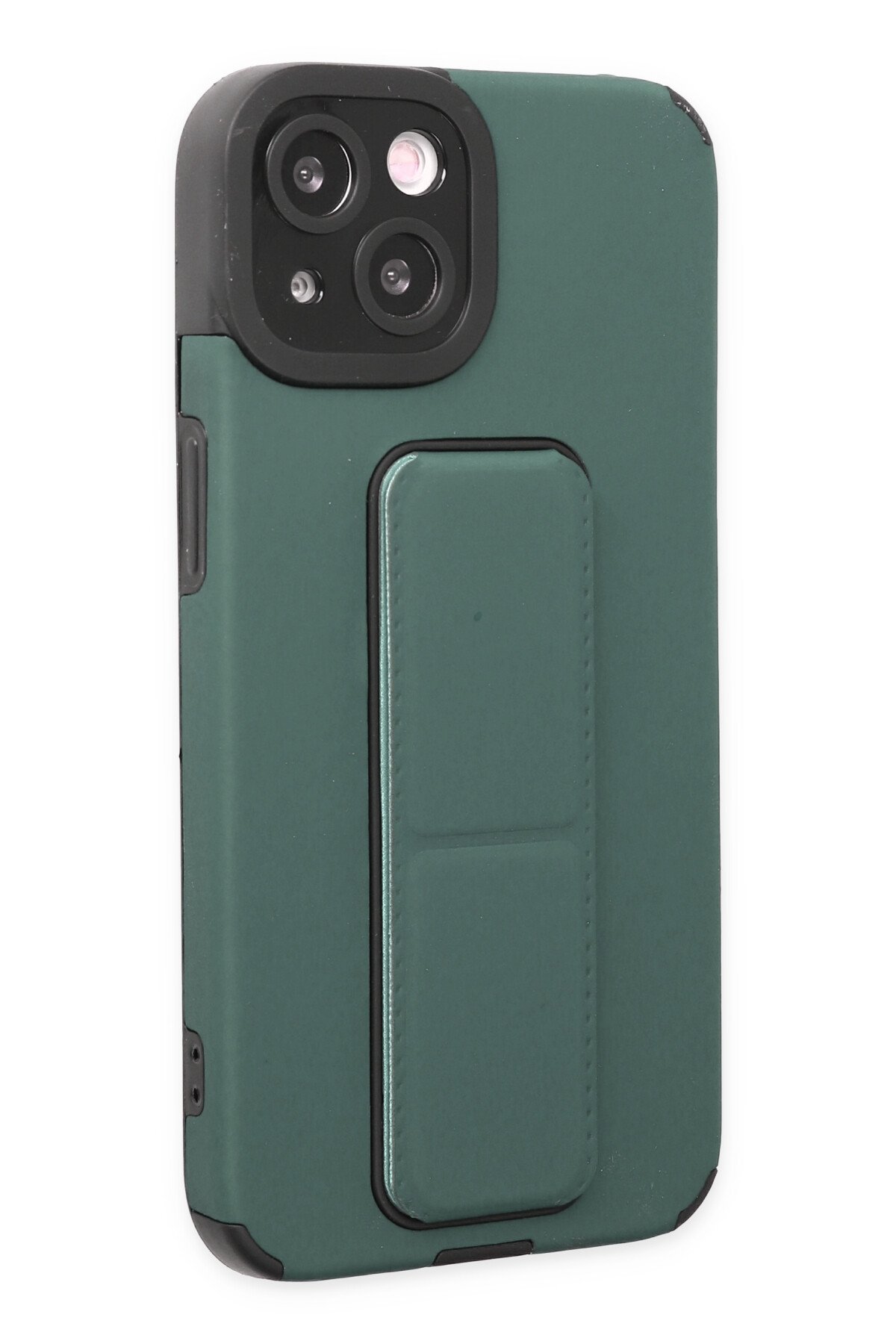 Newface iPhone 14 Plus Kılıf Loop Deri Silikon - Siyah