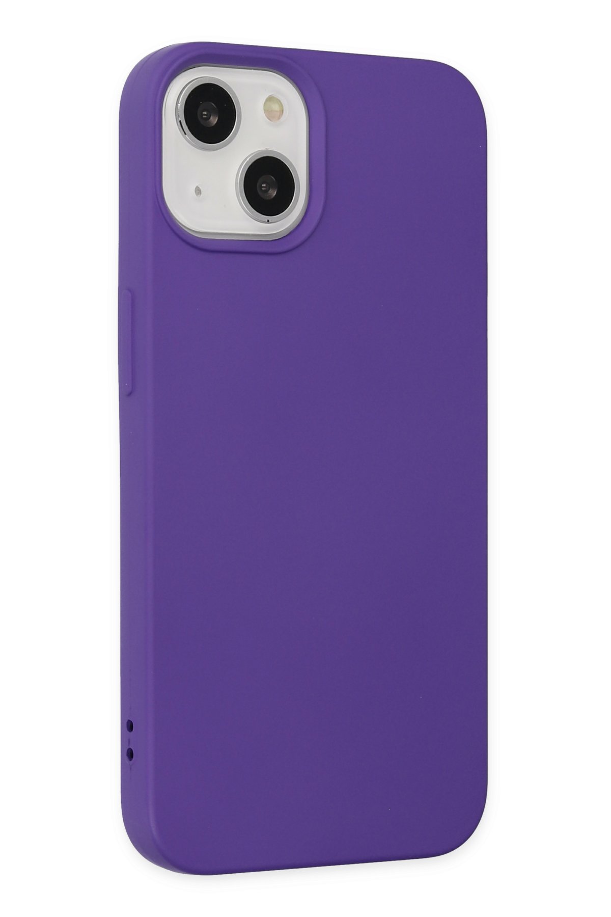 Newface iPhone 14 Plus Kılıf Kelvin Kartvizitli Silikon - Lila