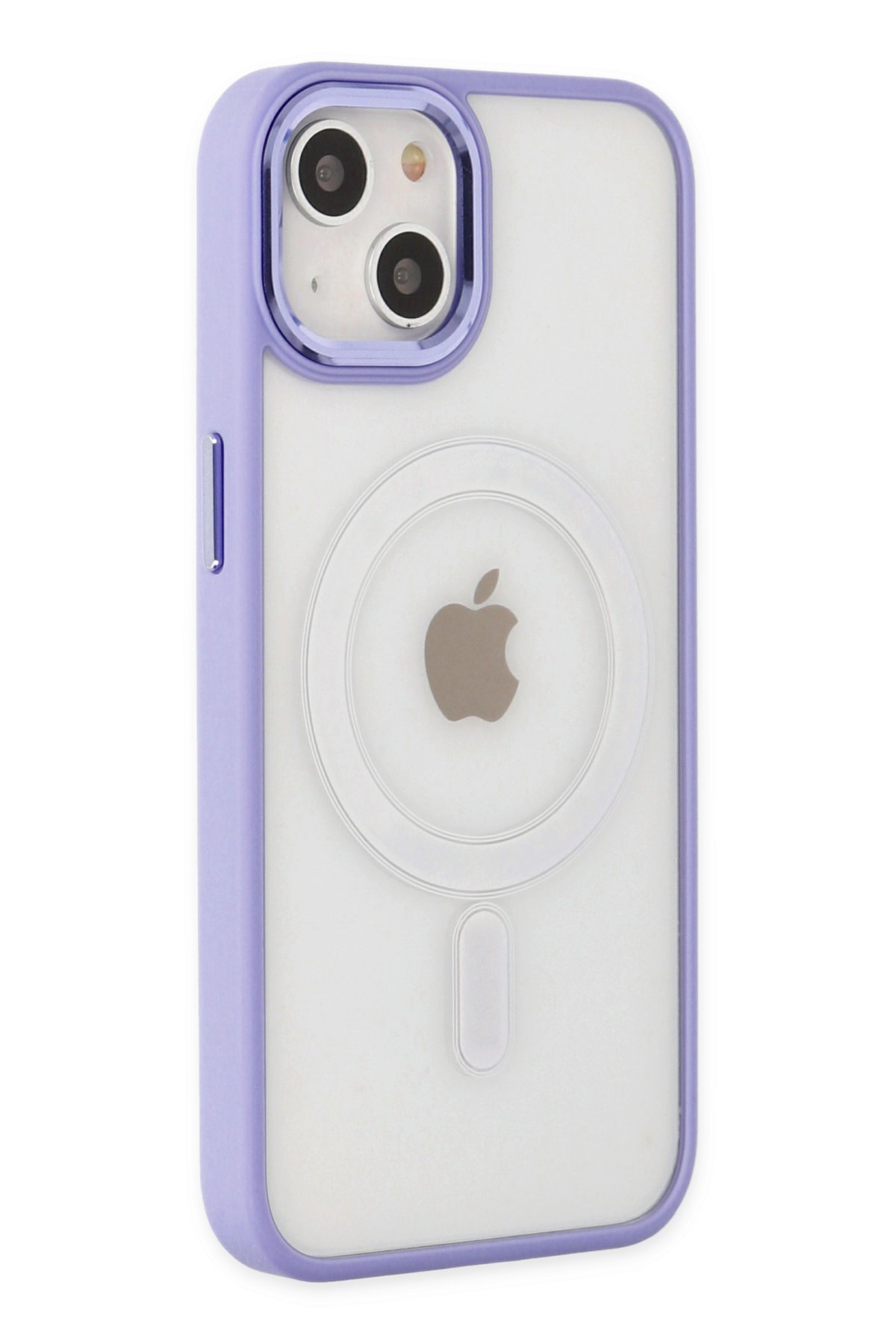 Newface iPhone 14 Plus Kılıf Pars Lens Yüzüklü Silikon - Lacivert