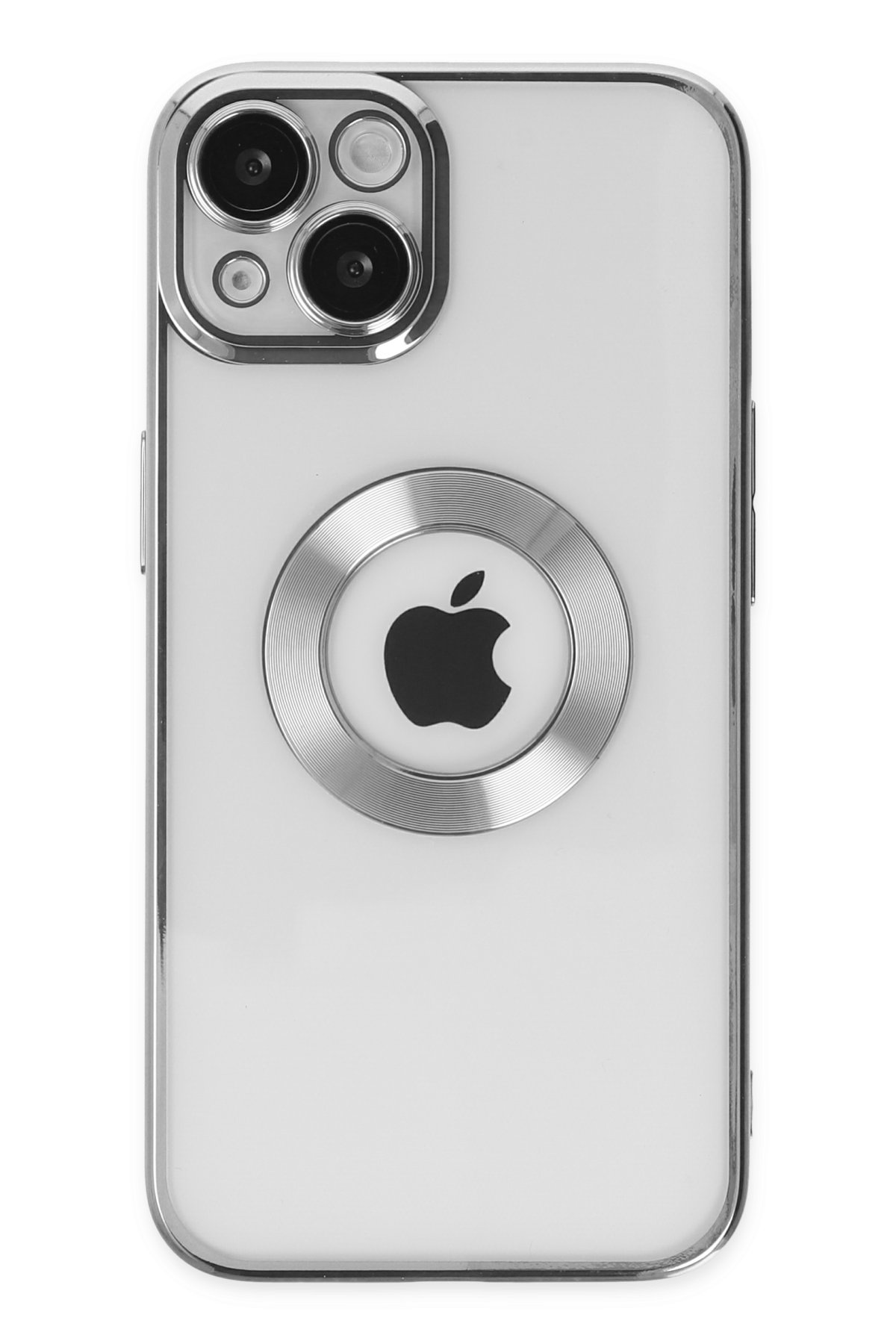 Newface iPhone 14 Plus Kılıf Liva Lens Silikon - Kırmızı