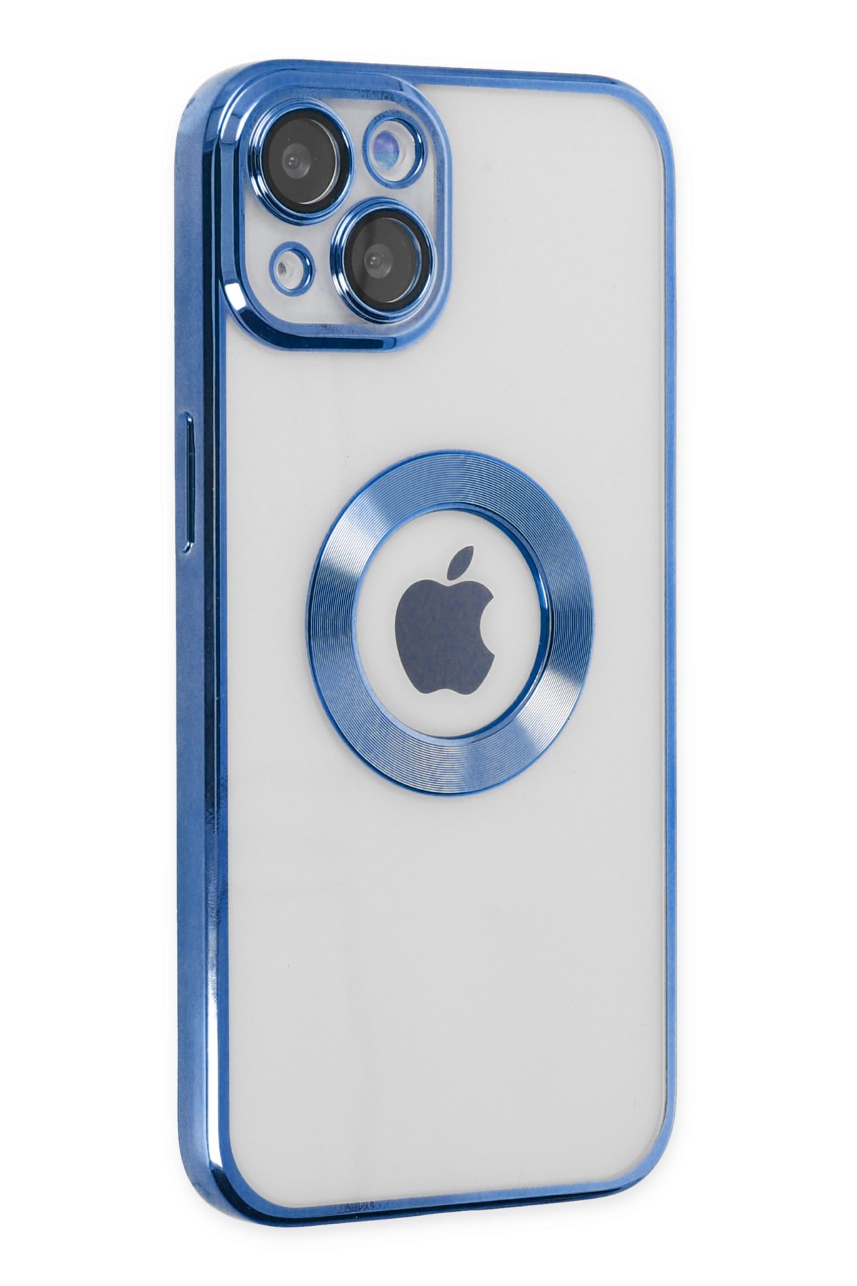 Newface iPhone 14 Plus Raze Metal Kamera Lens - Mavi