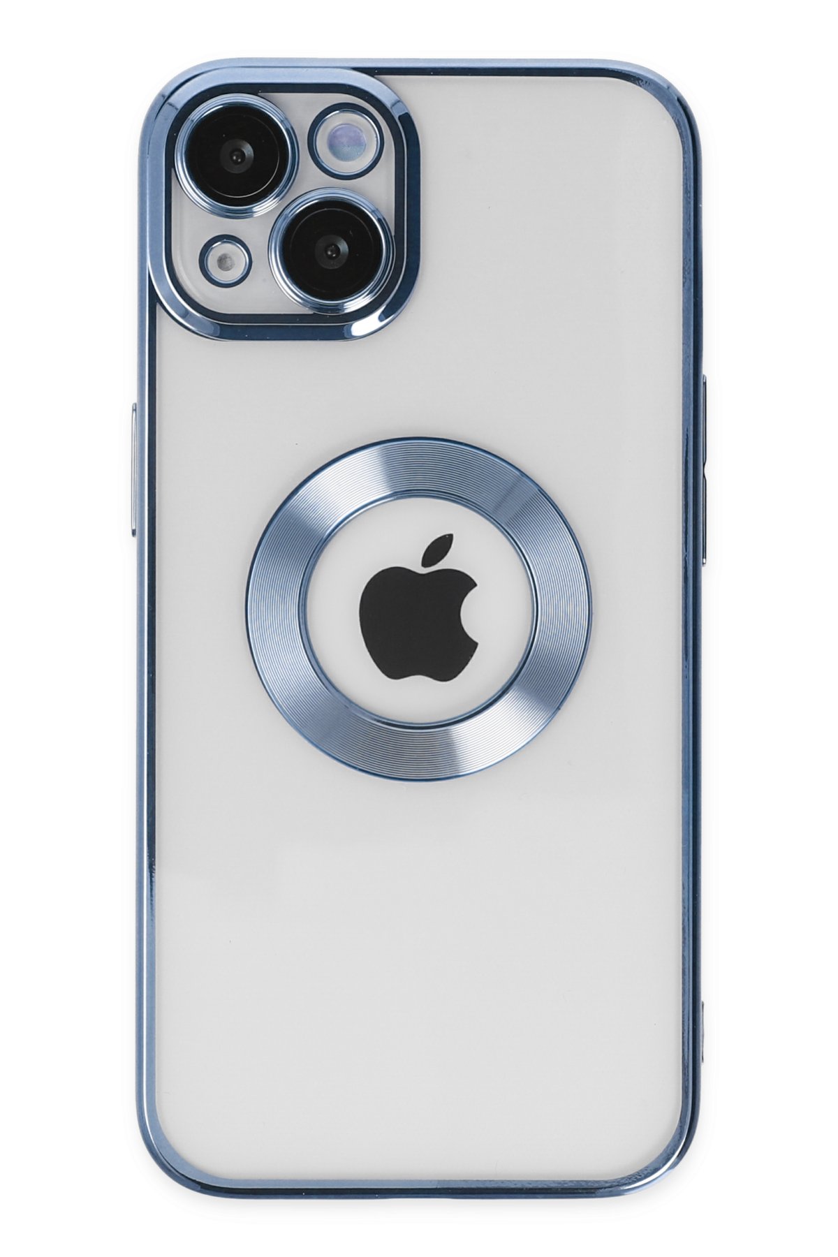 Newface iPhone 14 Plus Kılıf Store Silikon - Sierra Blue