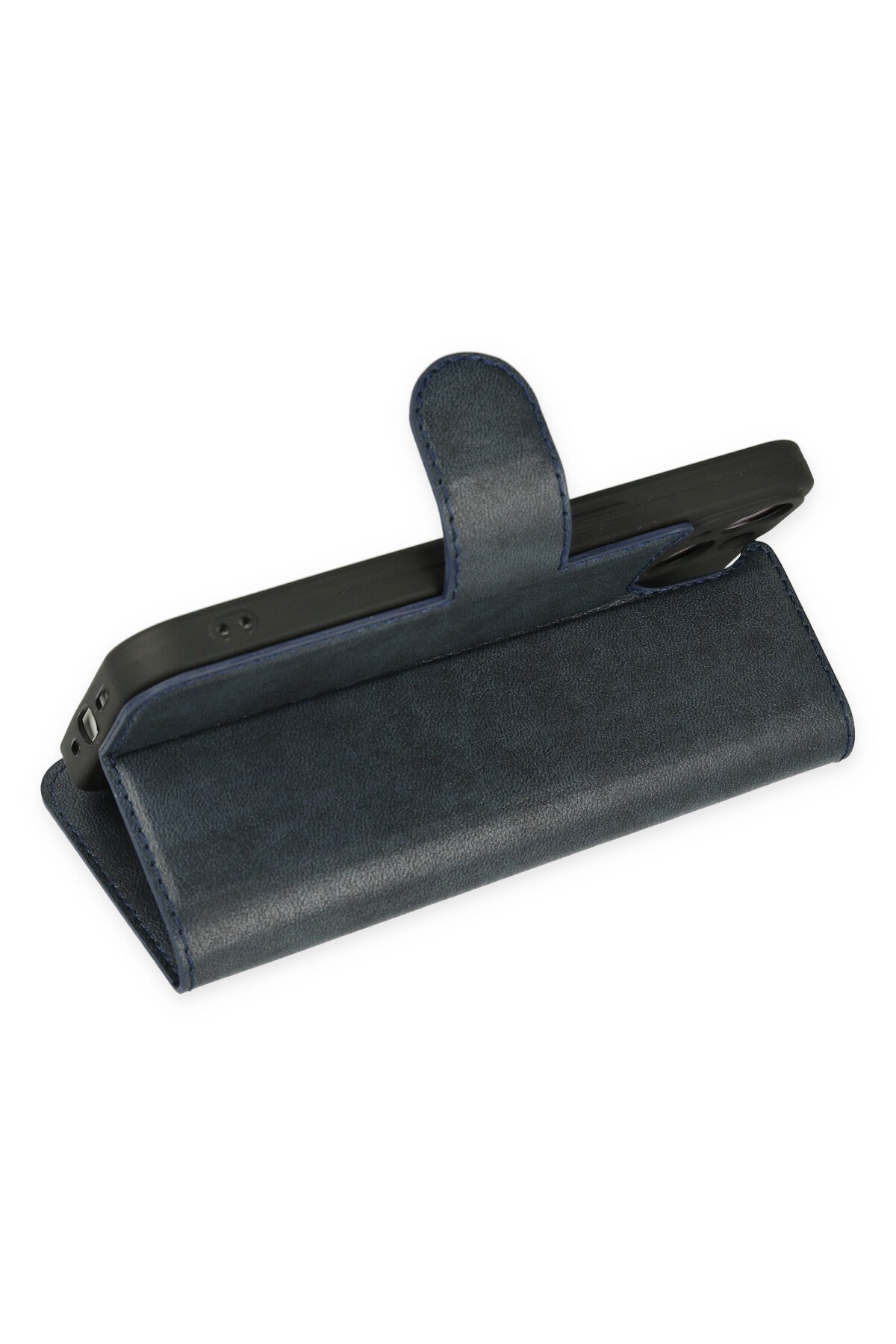 Newface iPhone 14 Plus Kılıf Razer Lensli Silikon - Açık Mavi