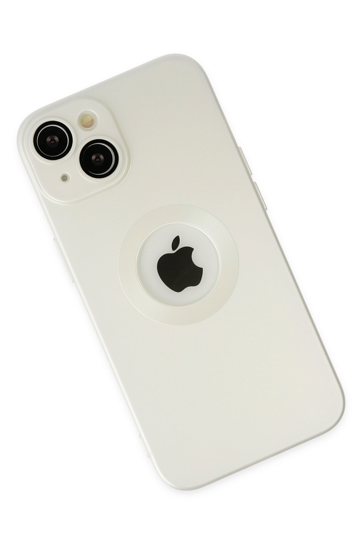 Newface iPhone 14 Plus Kılıf Coco Deri Silikon Kapak - Sky Blue