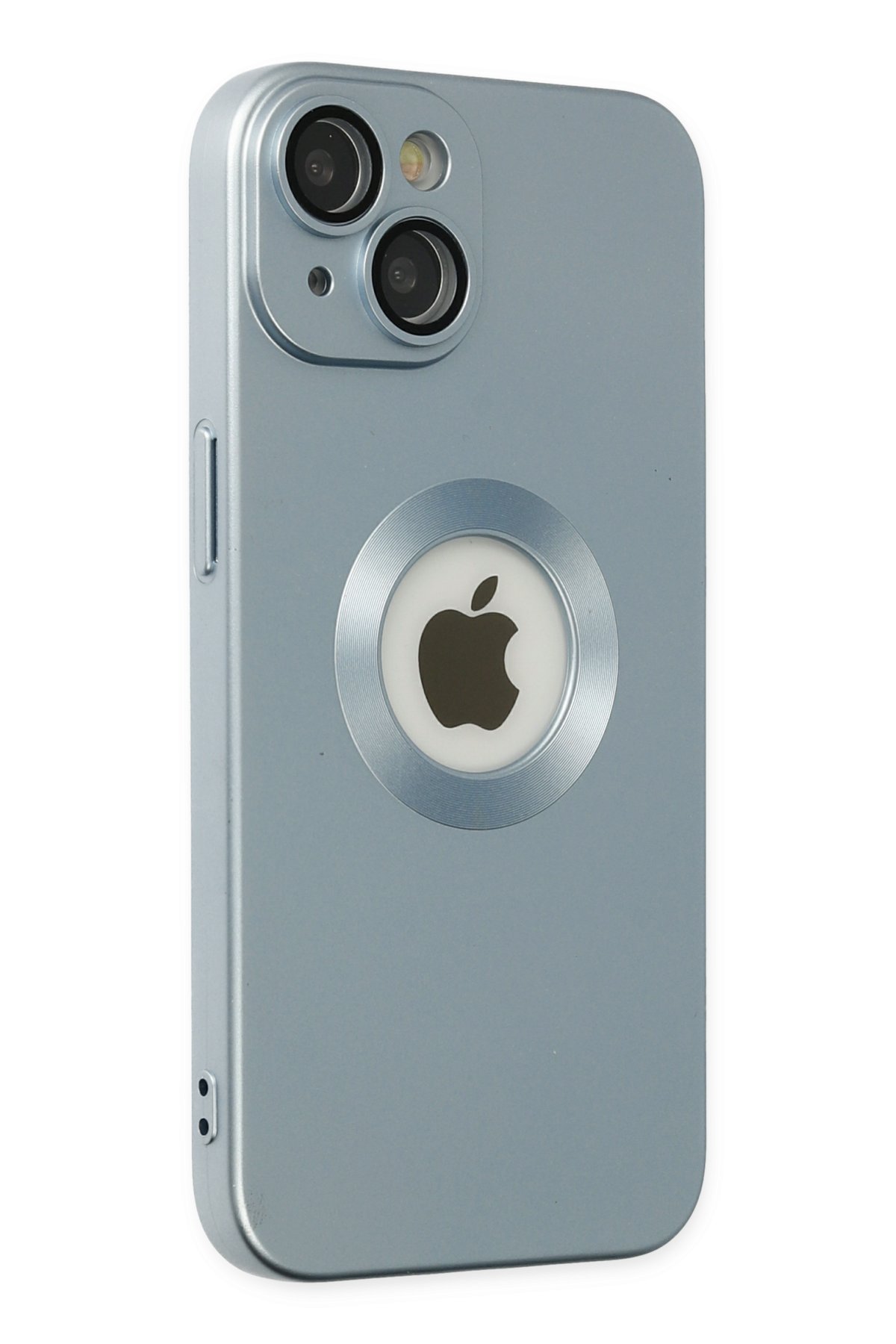 Newface iPhone 14 Plus Kılıf Platin Silikon - Mavi