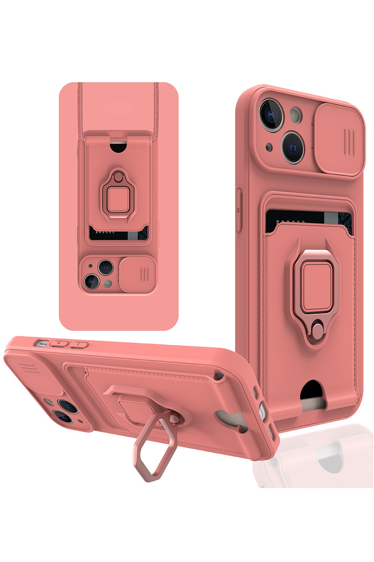 Newface iPhone 14 Plus Kılıf Trend S Plus Kapaklı Kılıf - Taba