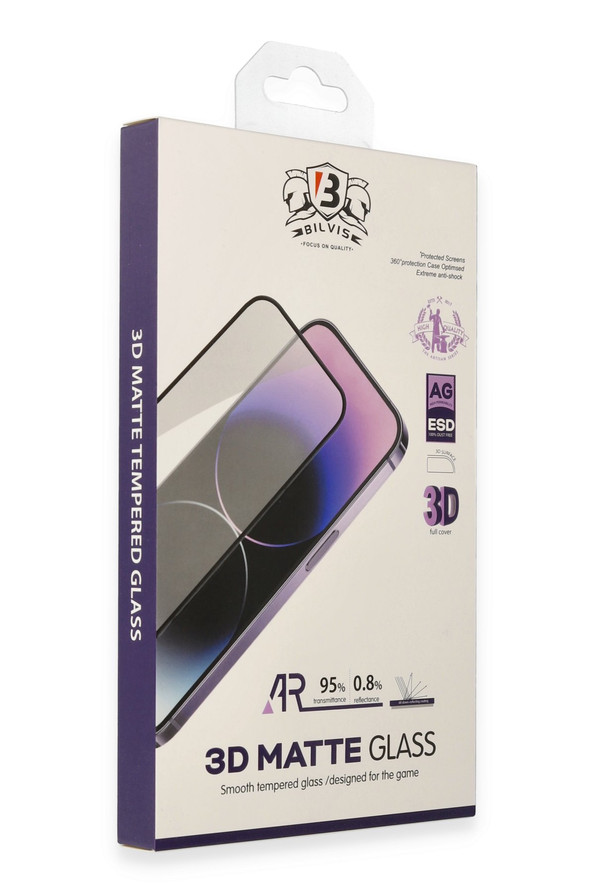 Newface iPhone 14 Pro Kılıf Prada Desenli Kapak - Prada Mor - 1