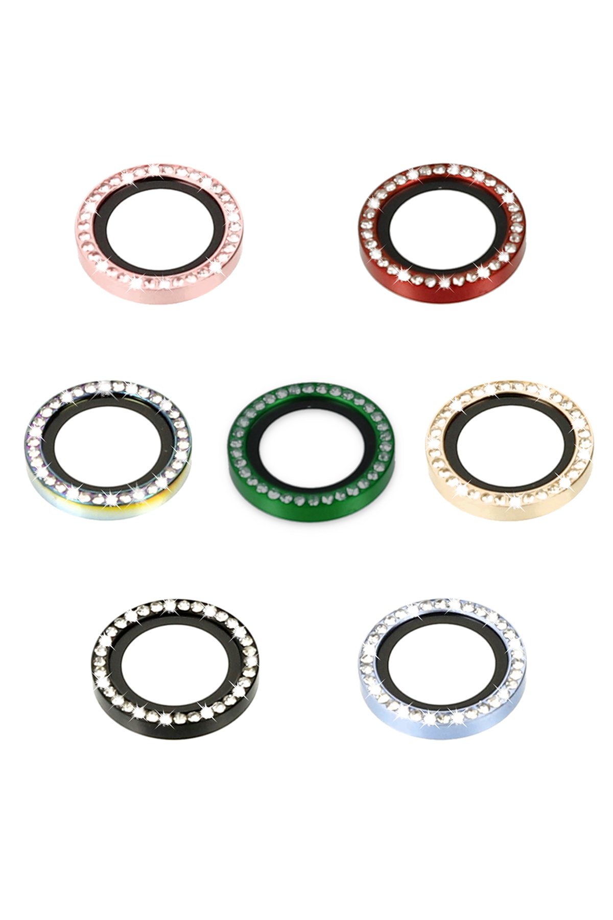 Newface iPhone 14 Pro Metal Kamera Lens - Gold
