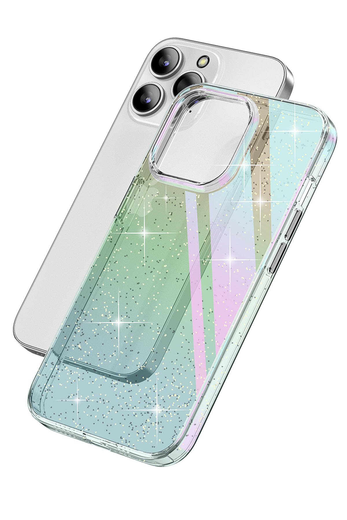 Newface iPhone 14 Pro Kılıf Volet Silikon - Beyaz