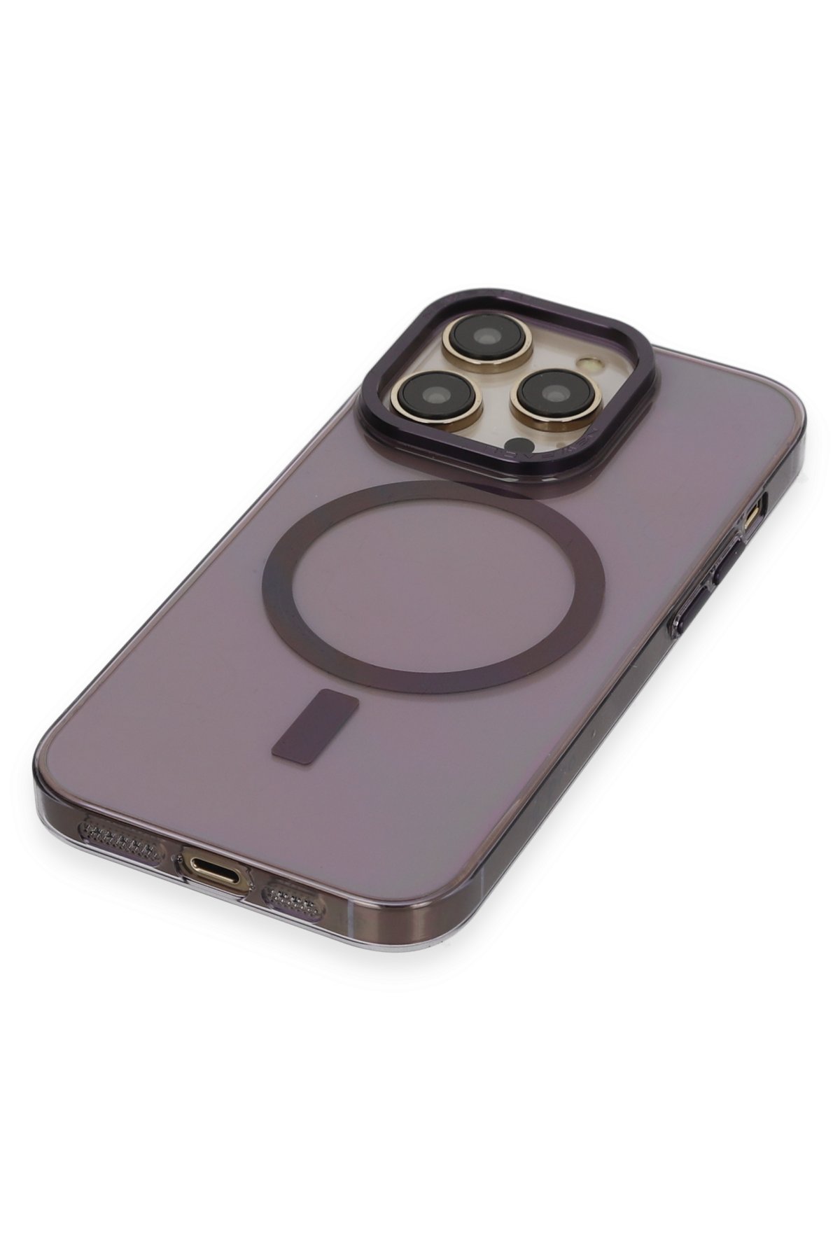 Newface iPhone 14 Pro Kılıf Auto Focus Karbon Kapak - Lacivert