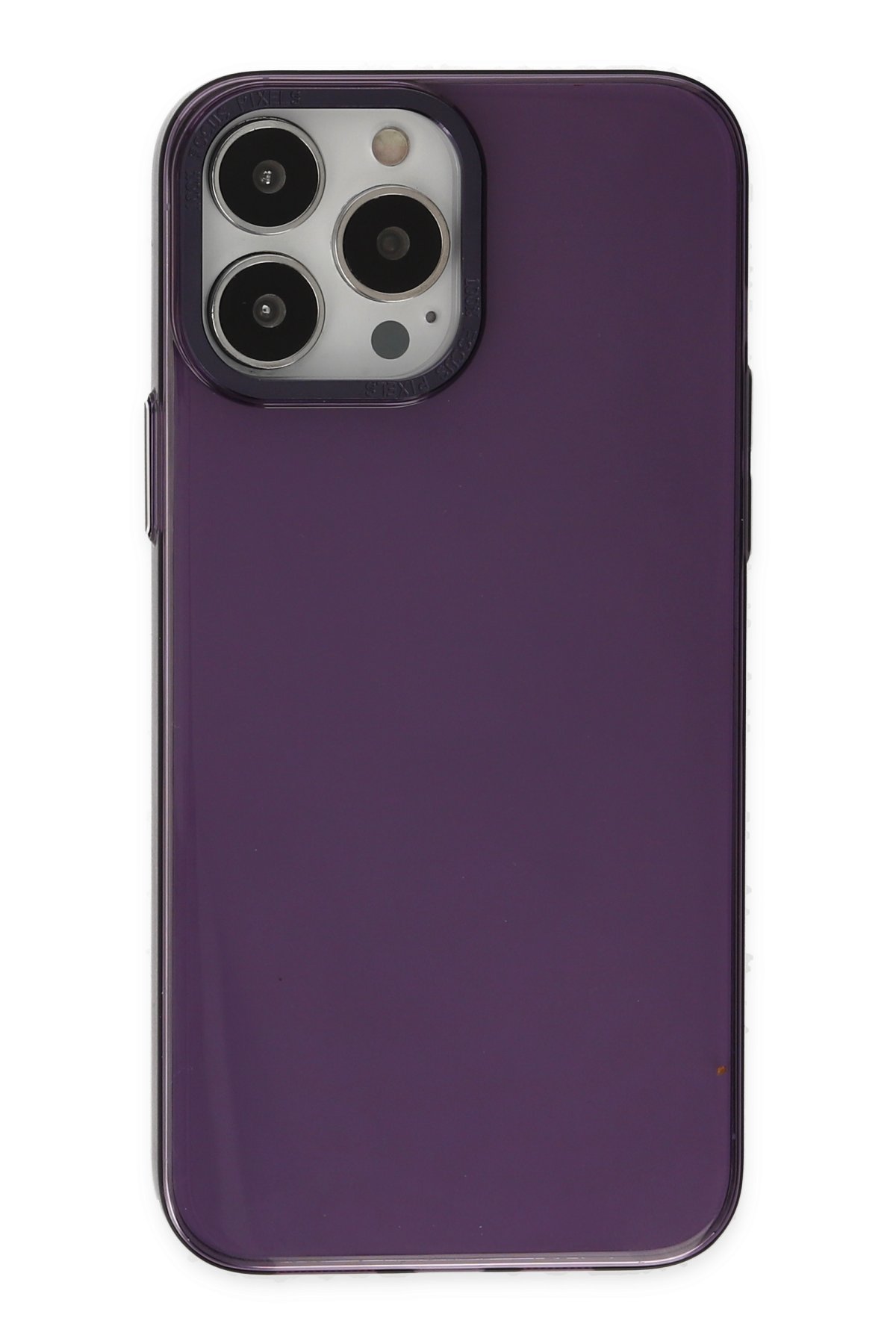 Newface iPhone 14 Pro Kılıf Anka PC Sert Metal Kapak - Mor