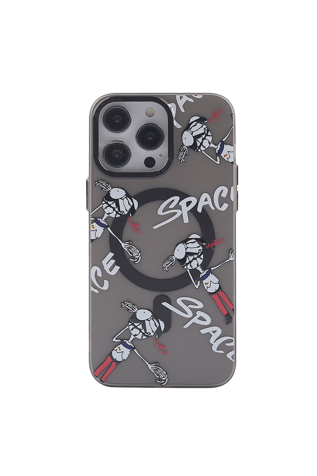 Newface iPhone 14 Pro Kılıf Divo Lazer Askılı Magsafe Kapak - Lila