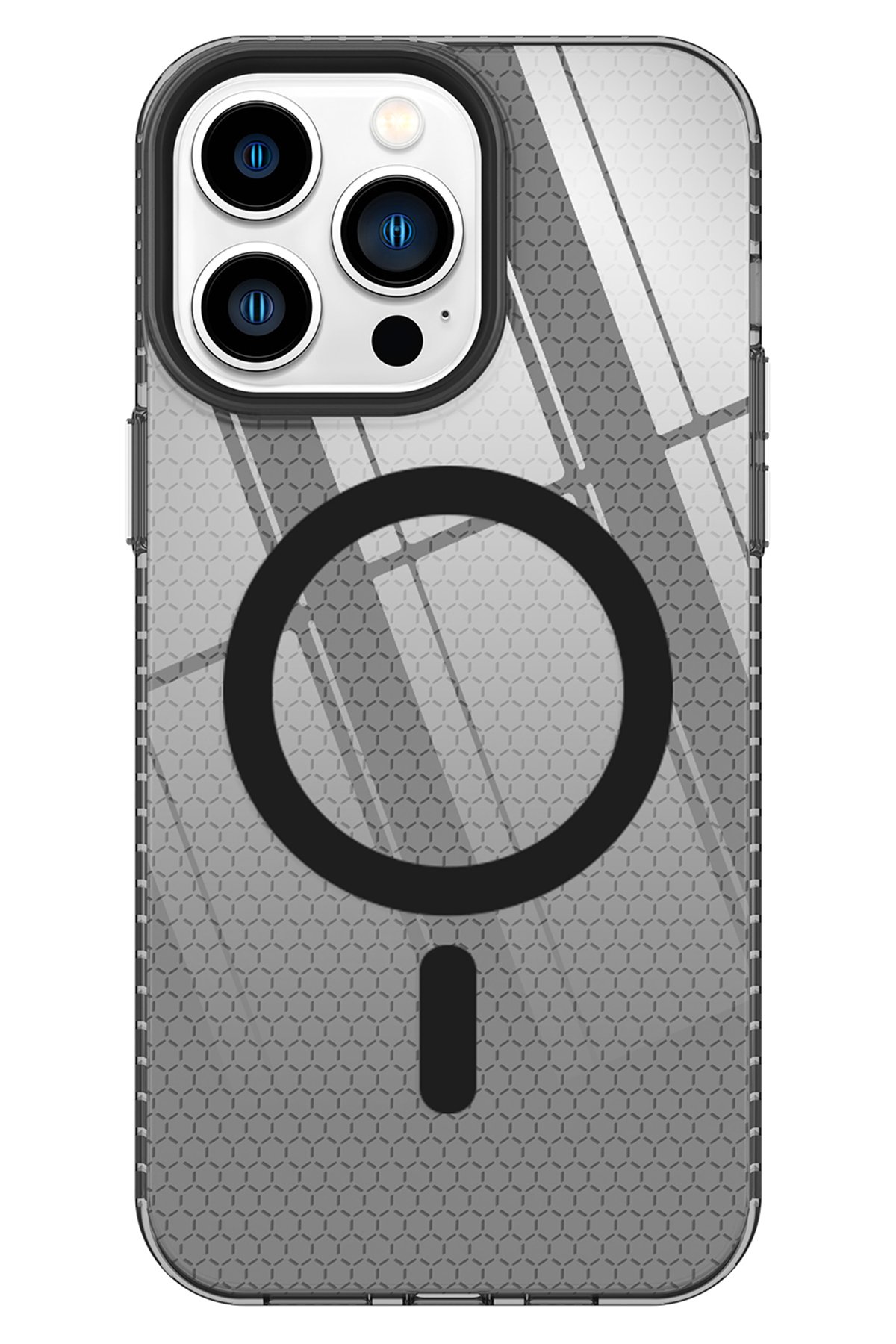 Newface iPhone 14 Pro Kılıf Trex Magneticsafe Kapak - Derin Mor